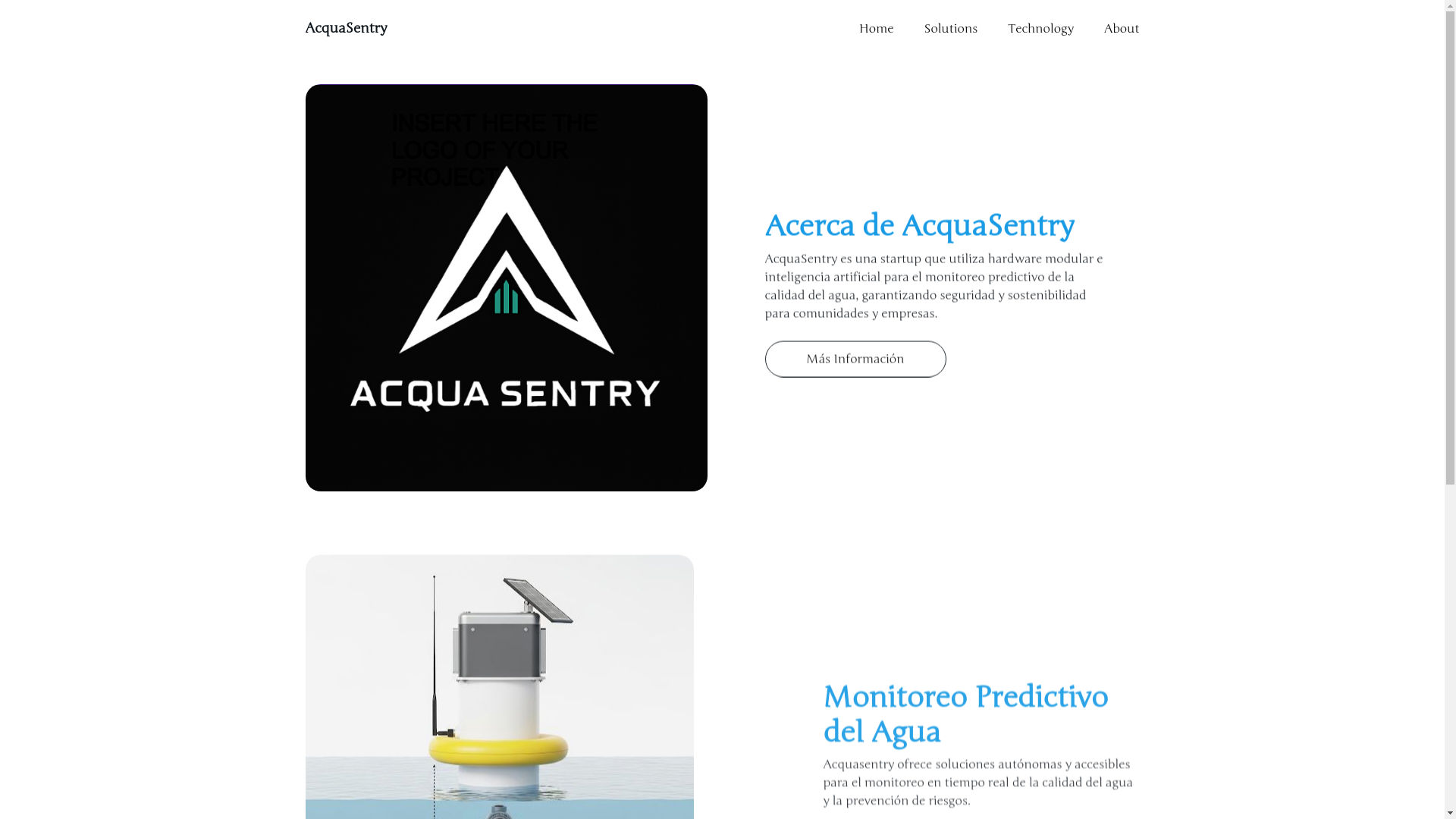website screenshot of https://acquasentry.com/