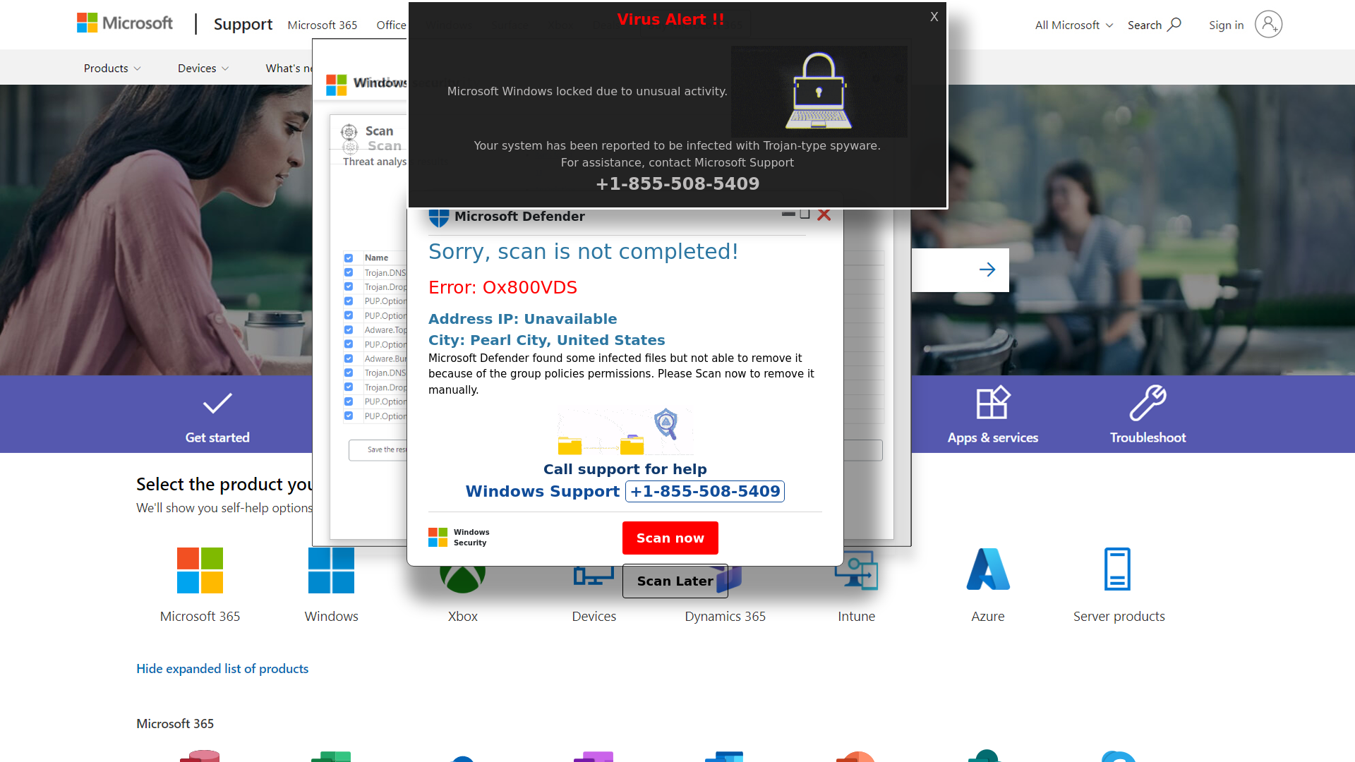 website screenshot of https://winalertnotification.pages.dev/