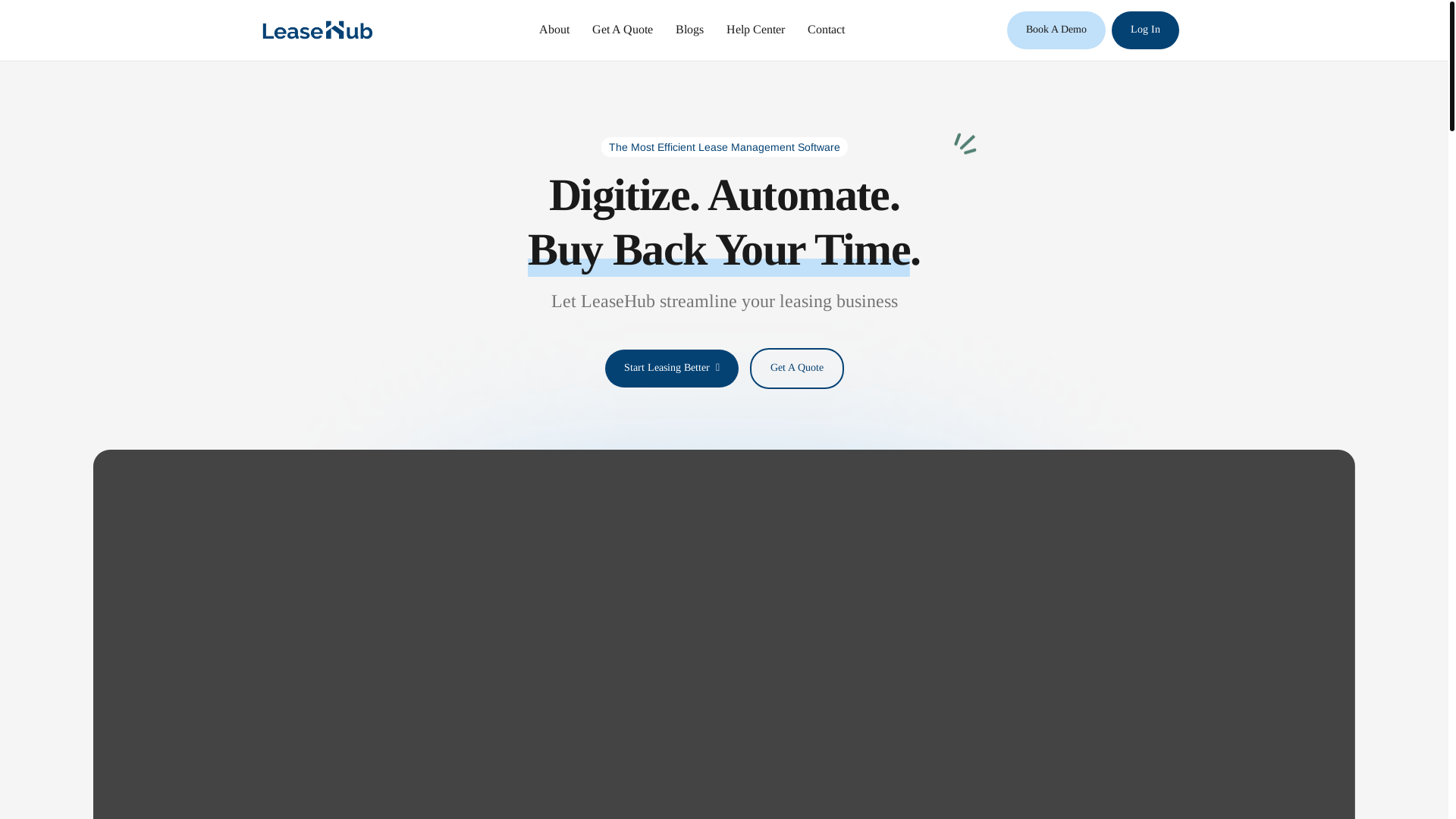 website screenshot of https://leaseflows.help/