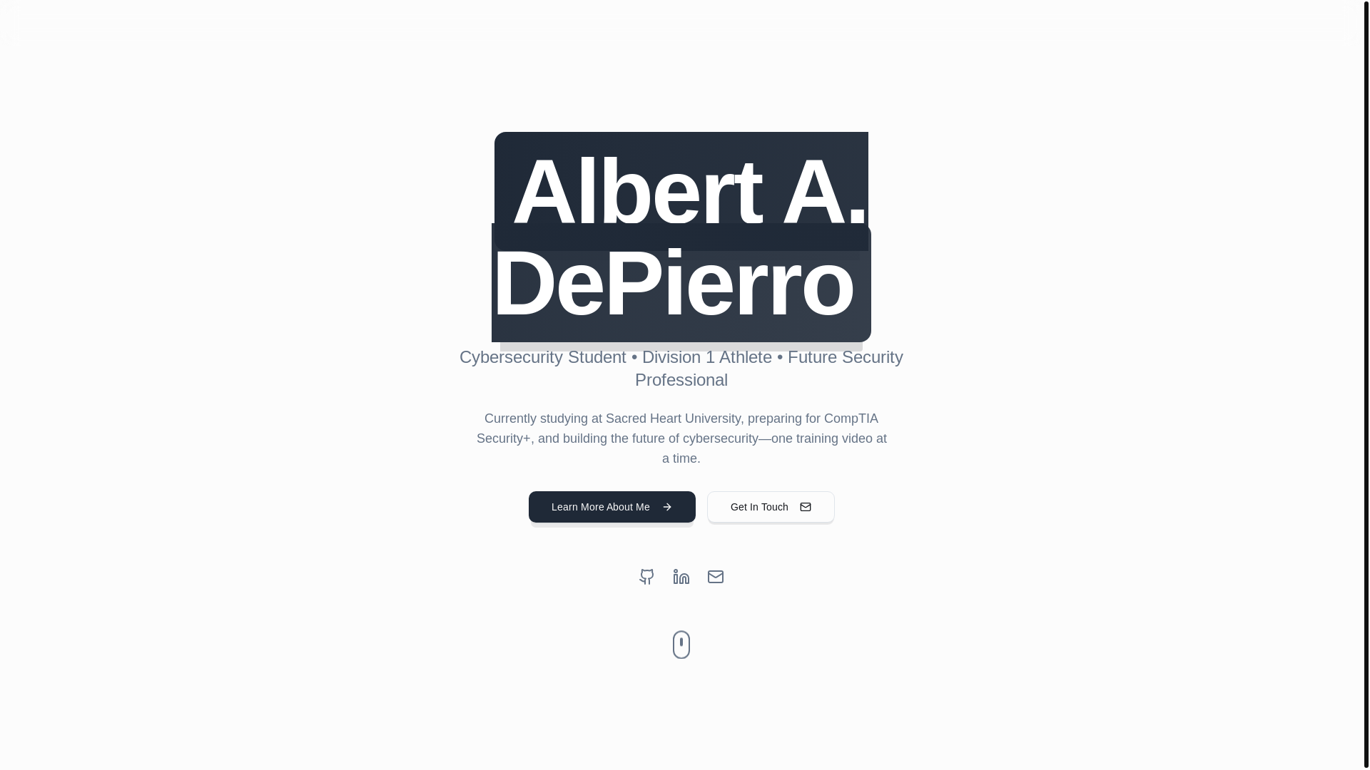 website screenshot of https://albert-connects.pages.dev/