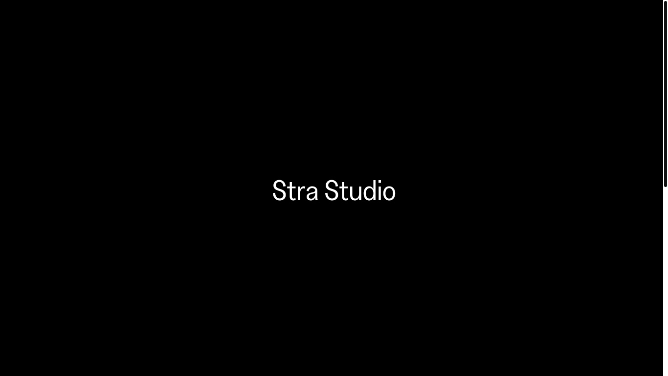 website screenshot of https://strastudio.pages.dev/
