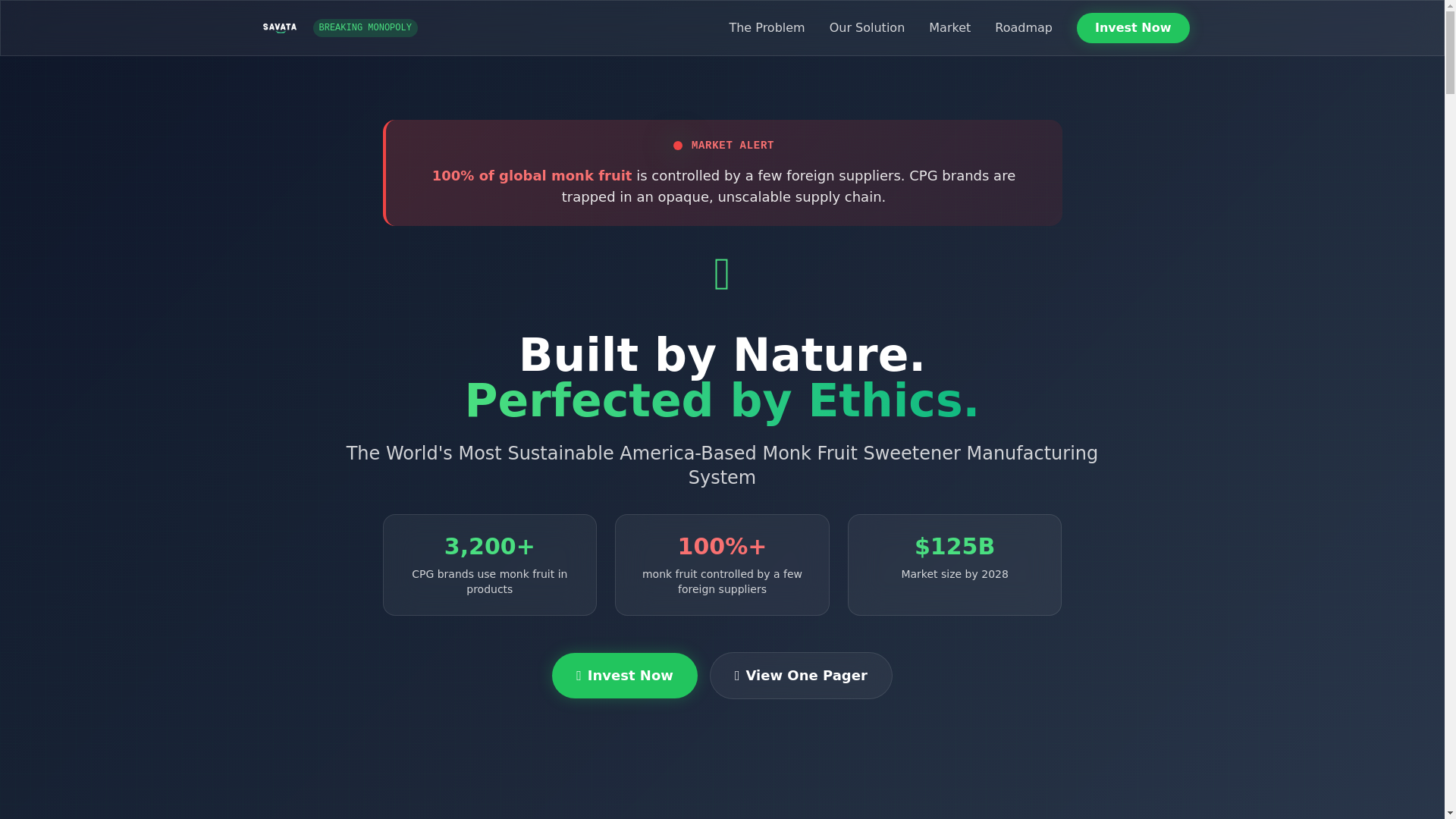 website screenshot of https://savata.us/