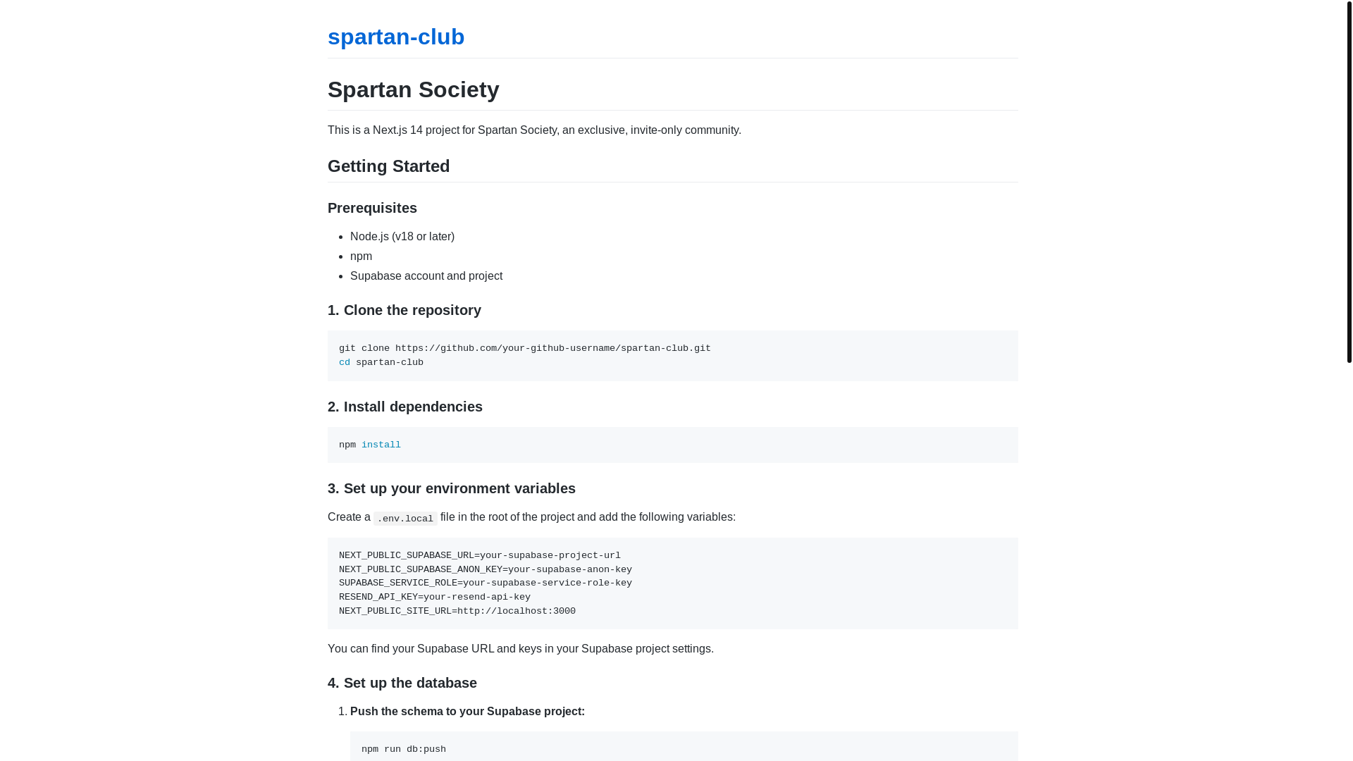 website screenshot of https://spartansociety.club/