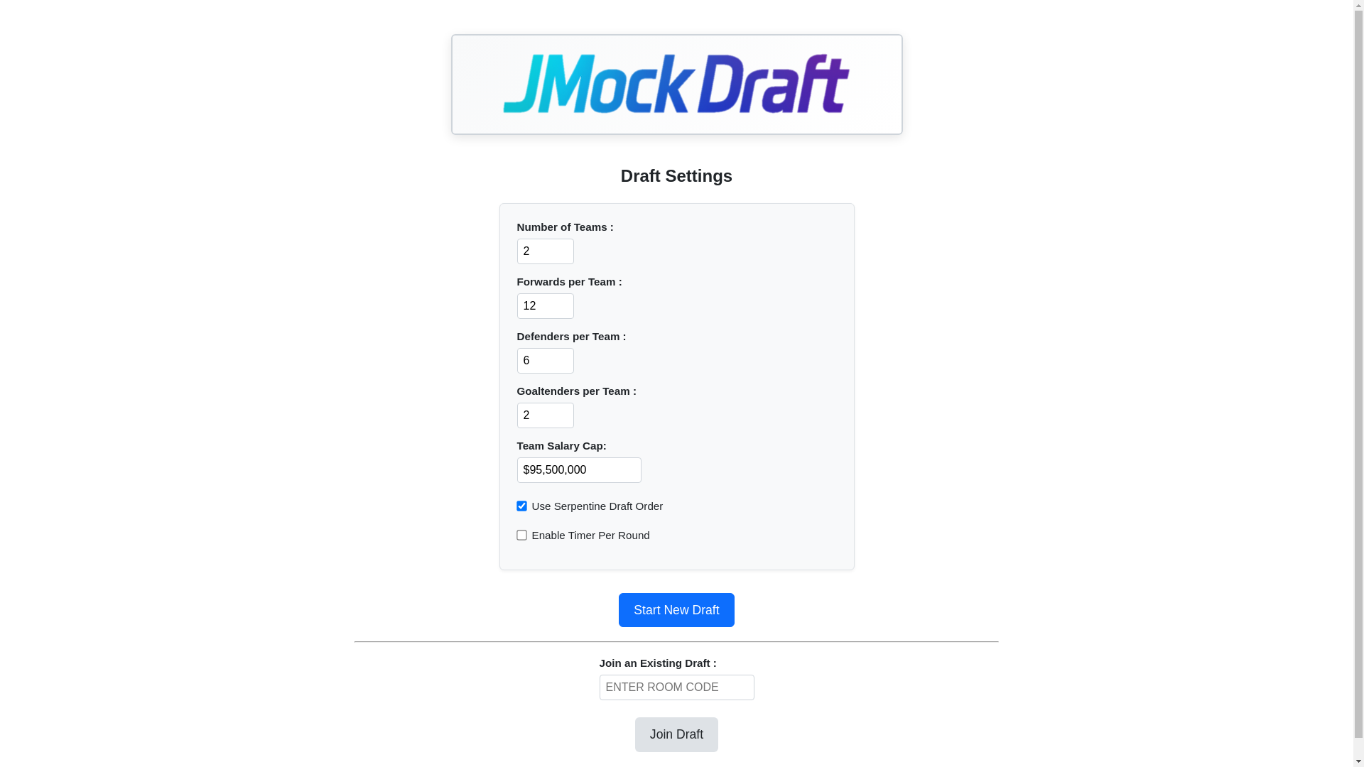 website screenshot of https://draftmate.ca/