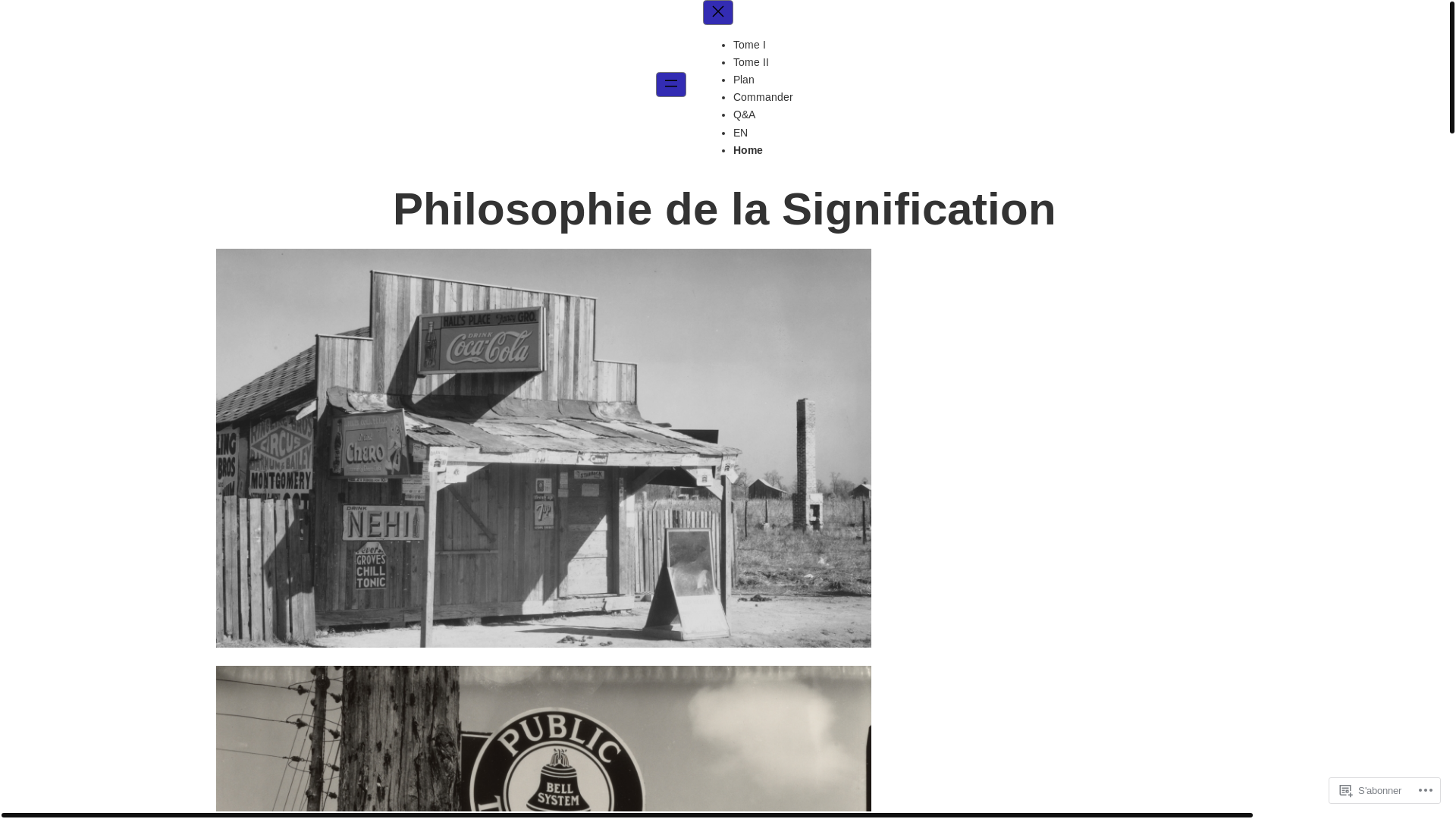 website screenshot of https://philosophy-of-meaning.com/