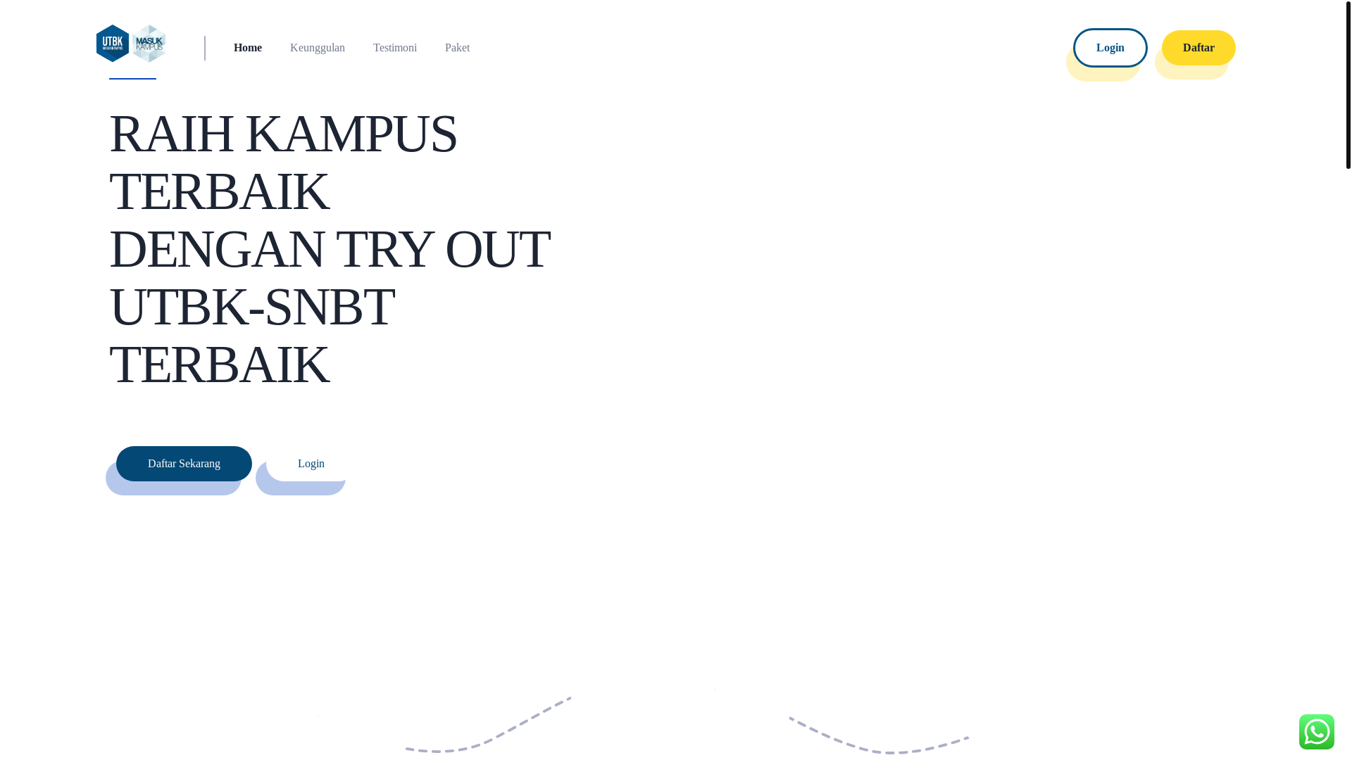 website screenshot of https://mk-landing-utbk-main.pages.dev/