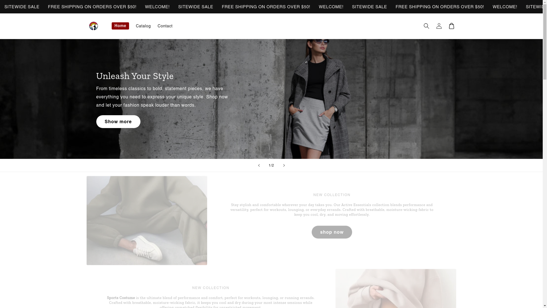 website screenshot of https://rayasoleil.store/