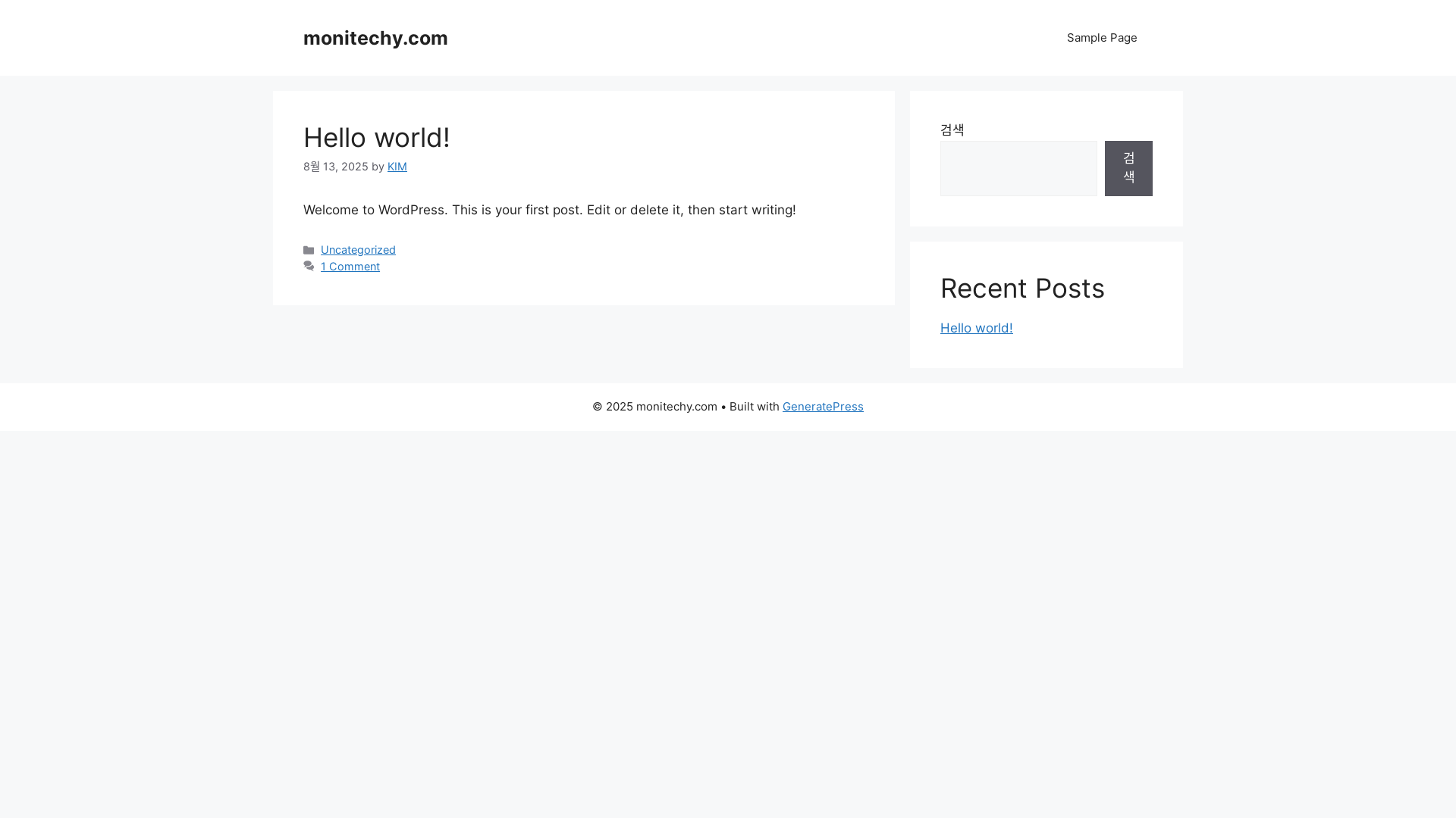 website screenshot of https://monitechy.com/
