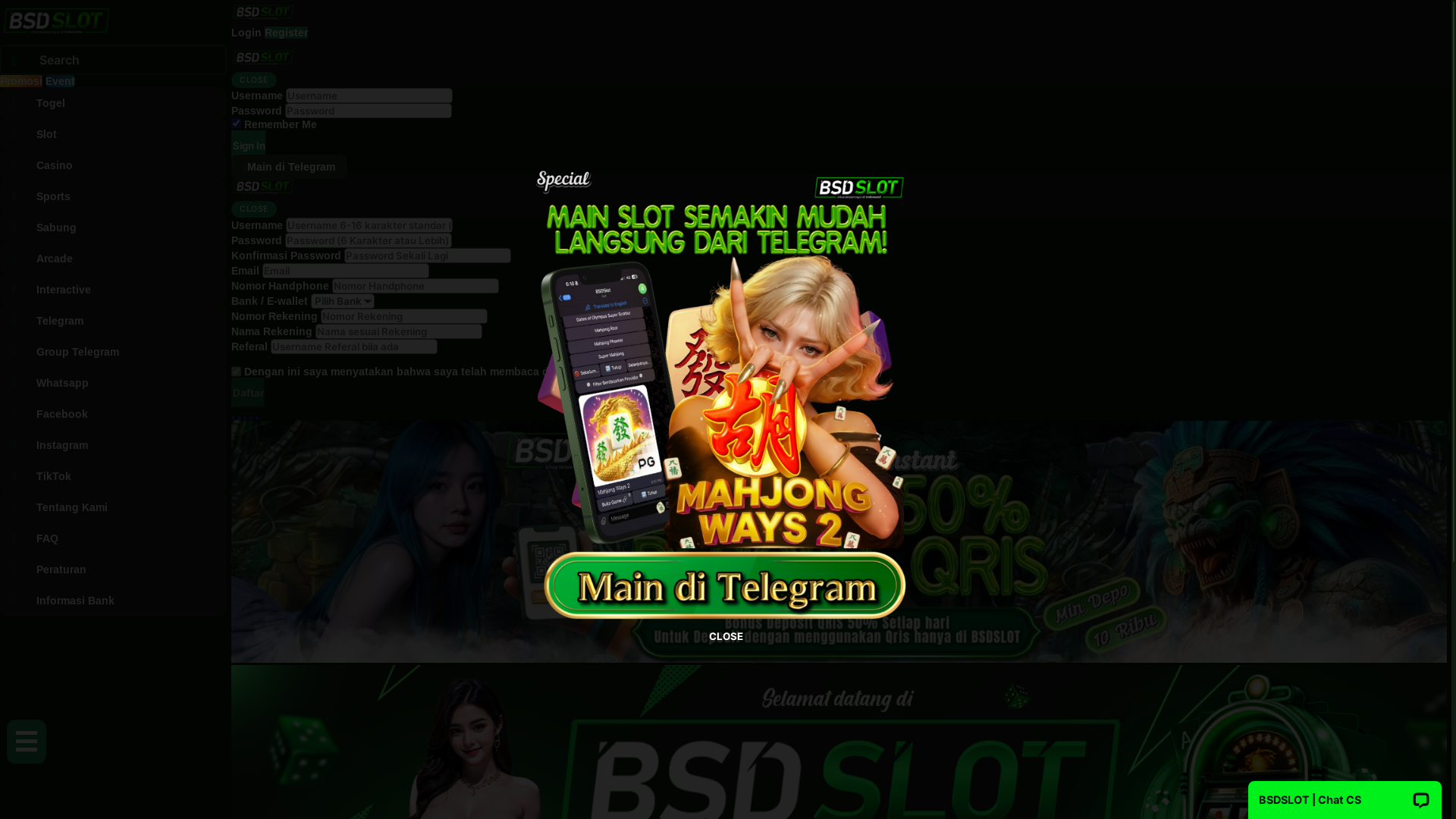 website screenshot of https://bsdslotyu.com/