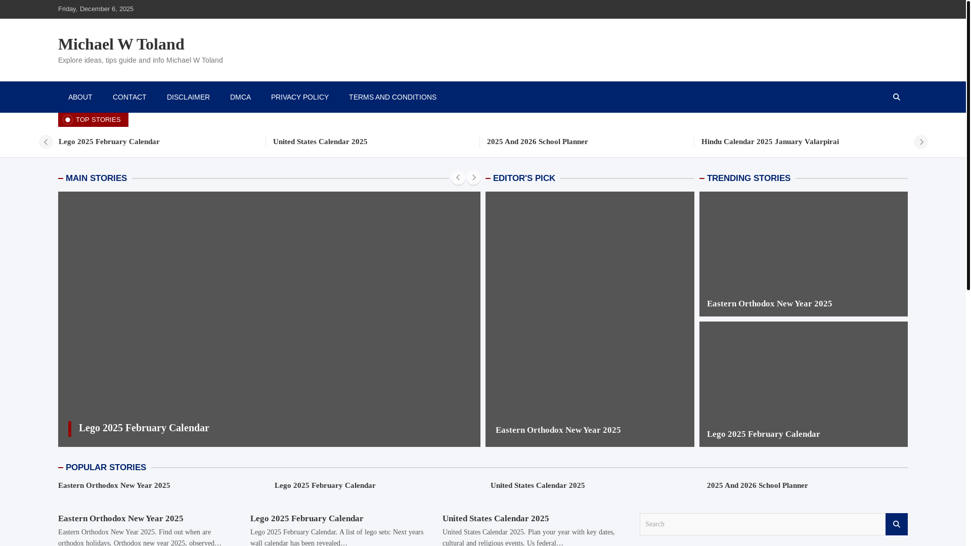 website screenshot of https://michaelwtolande.pages.dev/