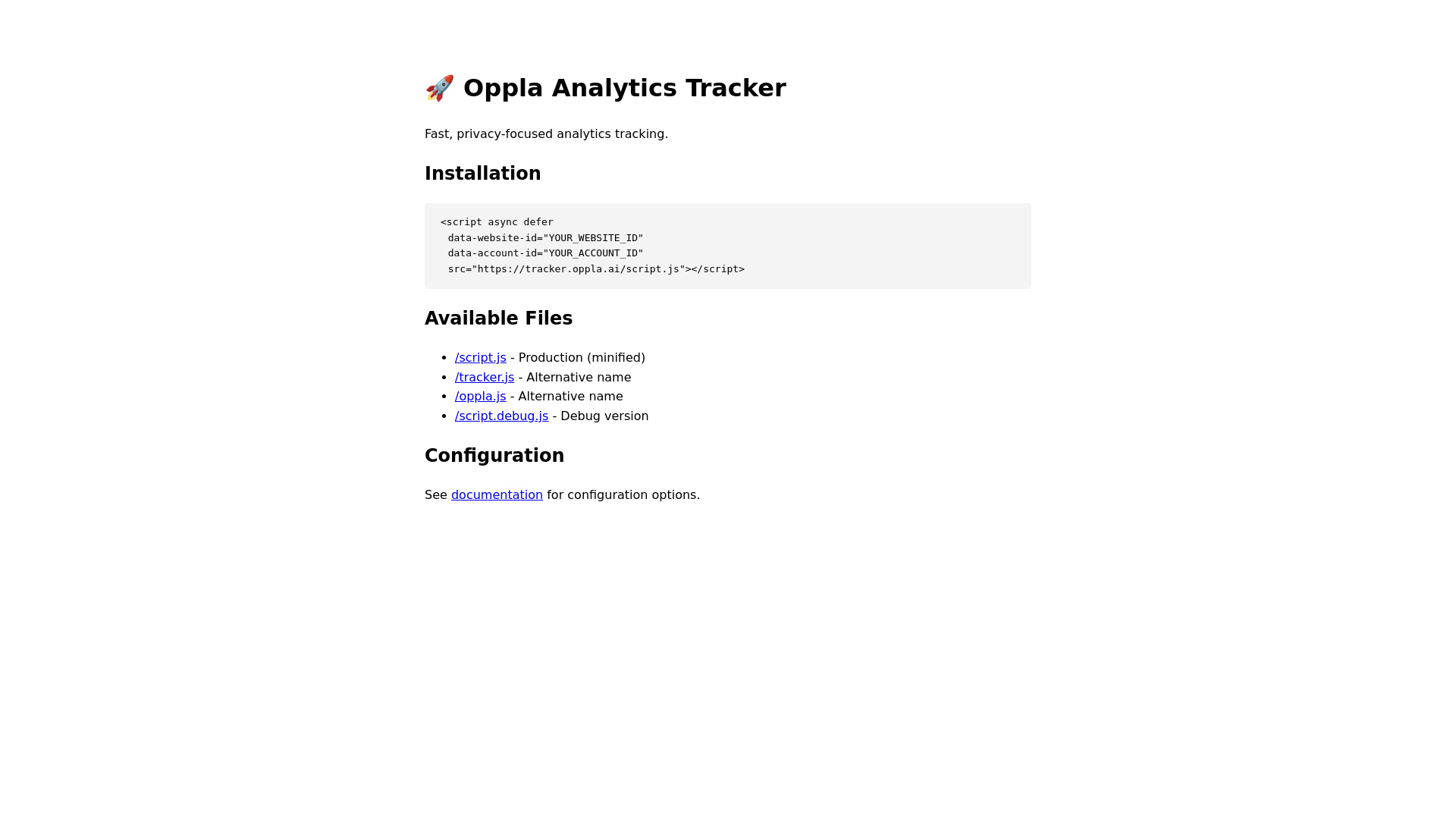 website screenshot of https://oppla-tracker.pages.dev/