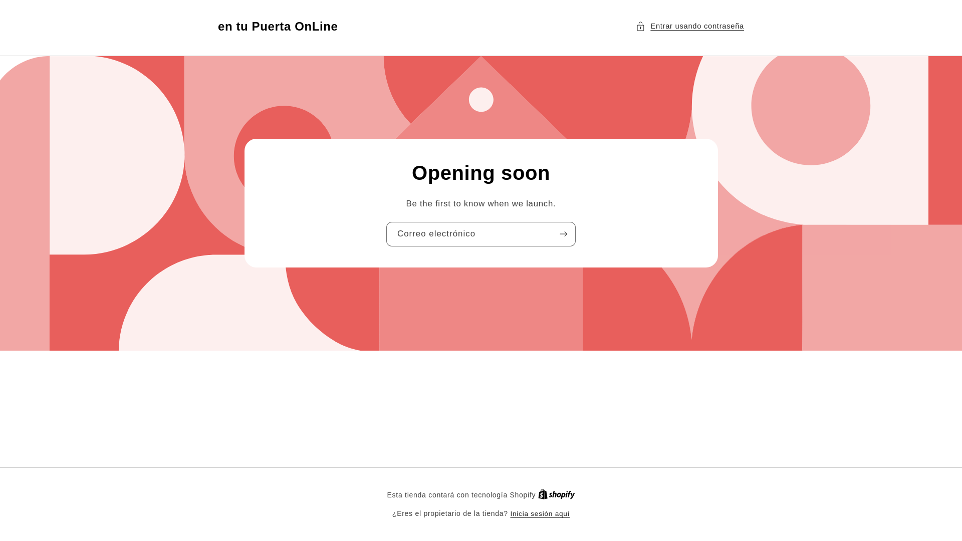 website screenshot of https://entupuertaonline.com/