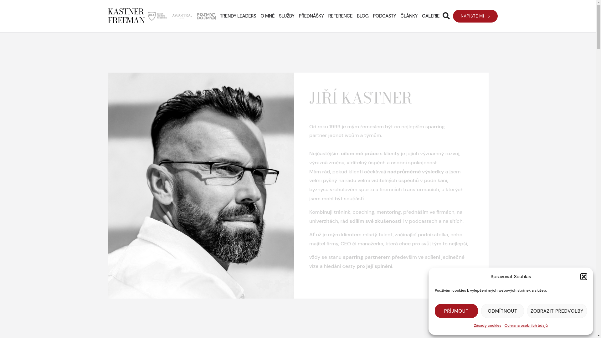 website screenshot of https://freelancersparring.cz/