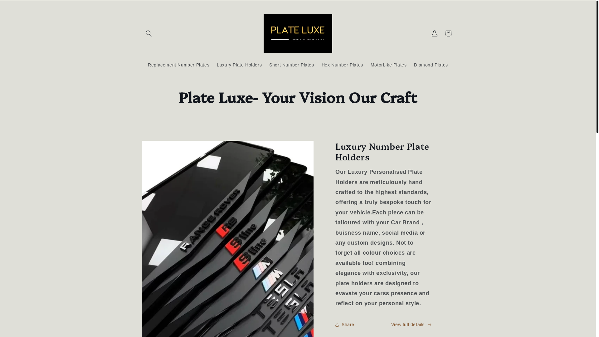 website screenshot of https://plateluxe.com/