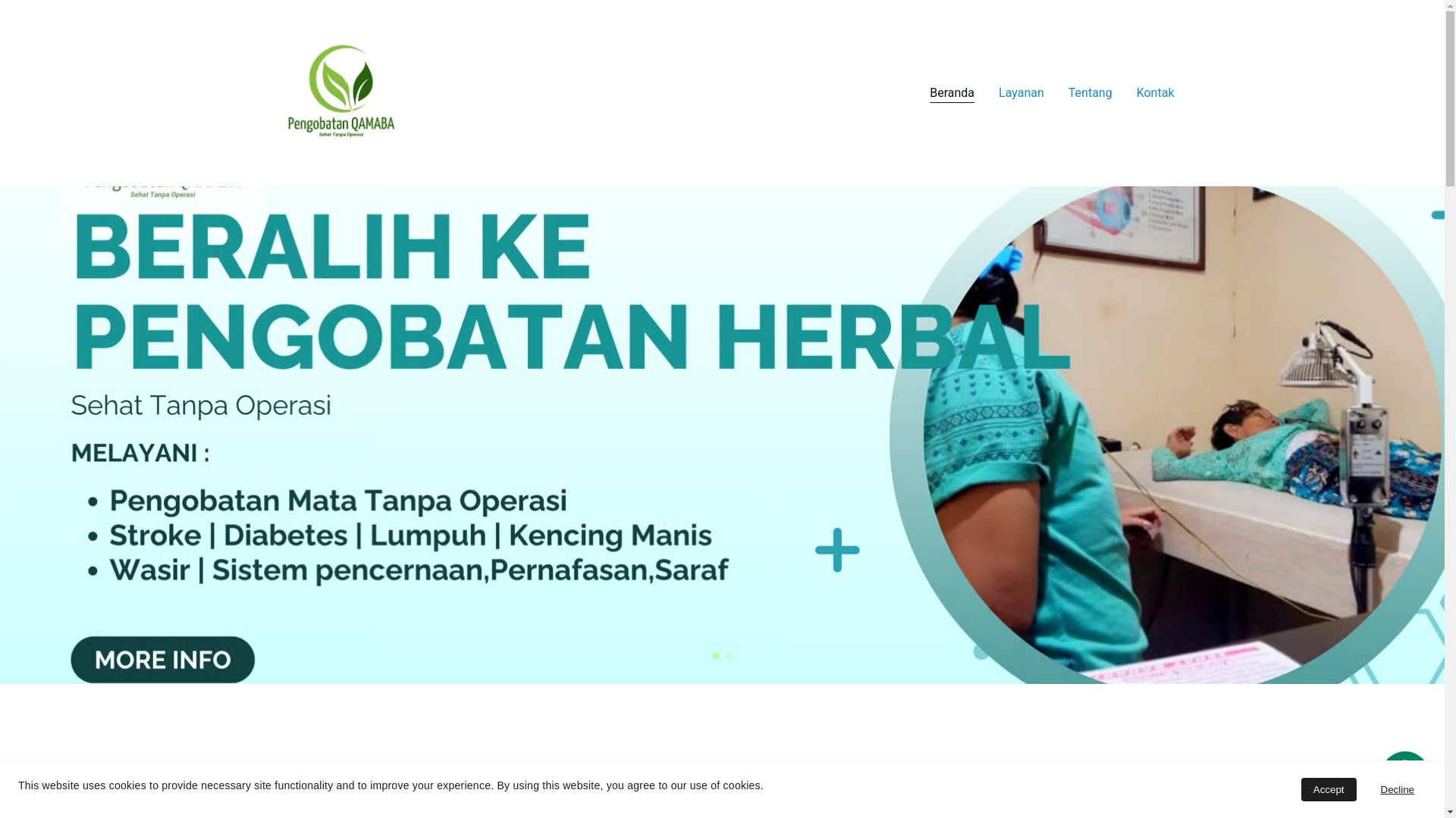 website screenshot of https://qamaba.com/