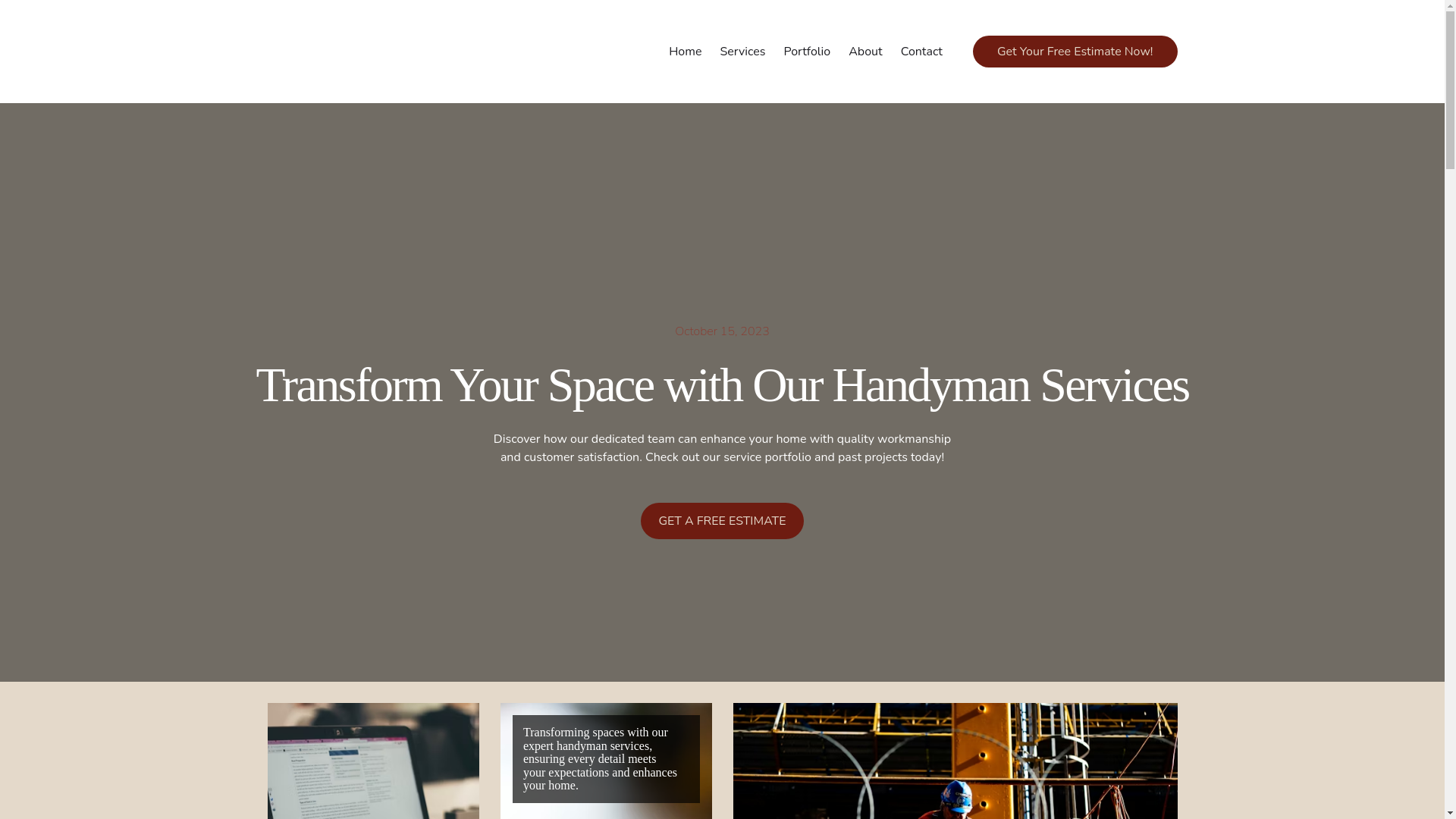 website screenshot of https://jdmconstruction.co/