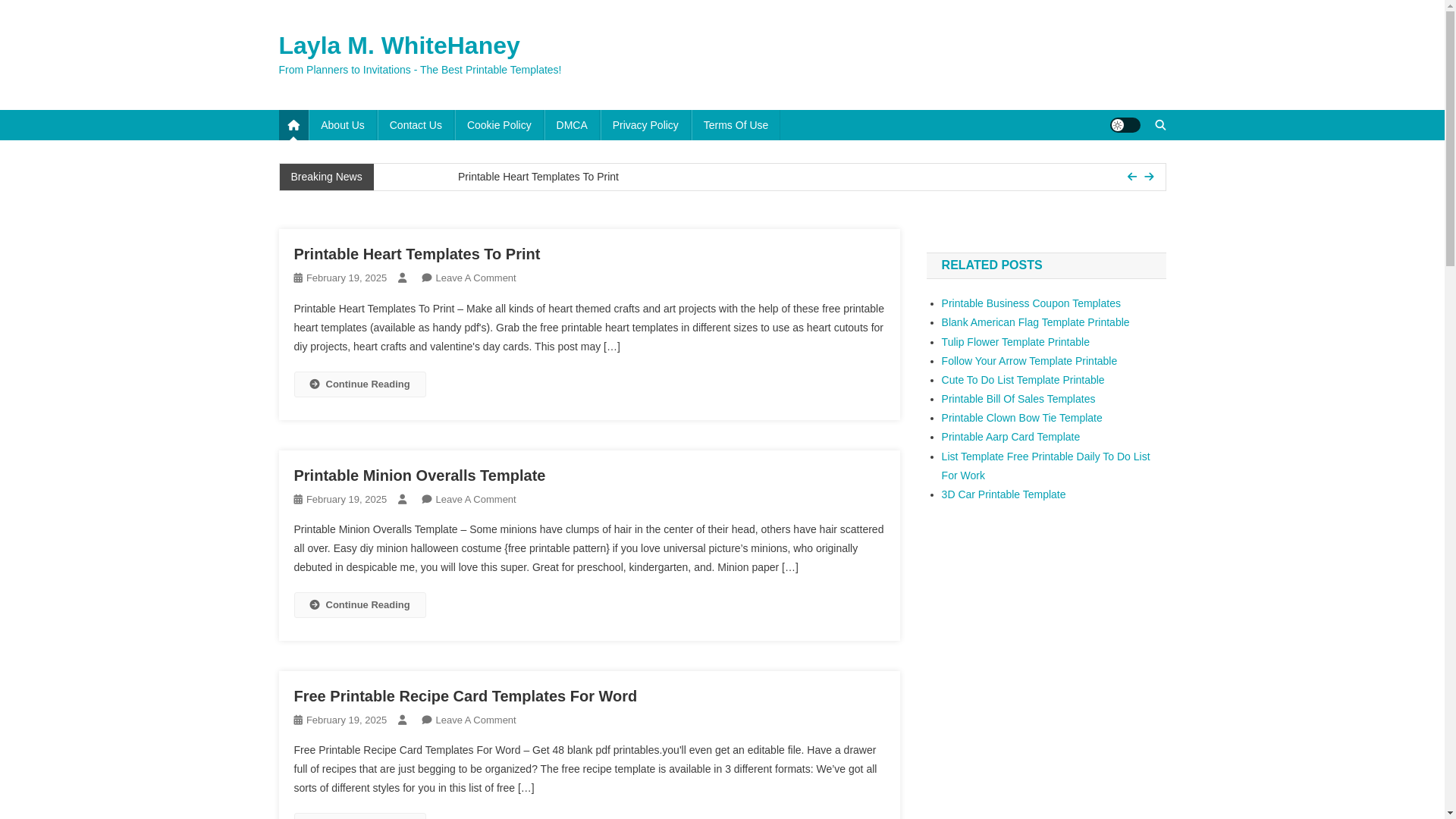 website screenshot of https://laylamwhitehaney.pages.dev/