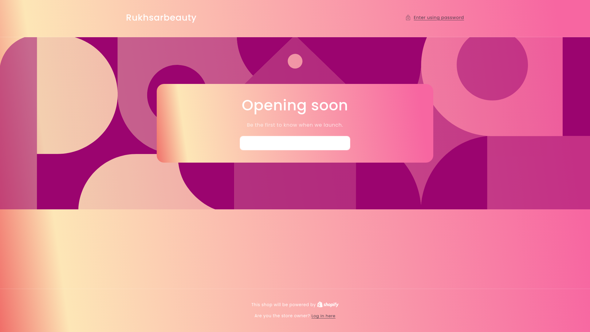 website screenshot of https://rukhsarbeauty.be/