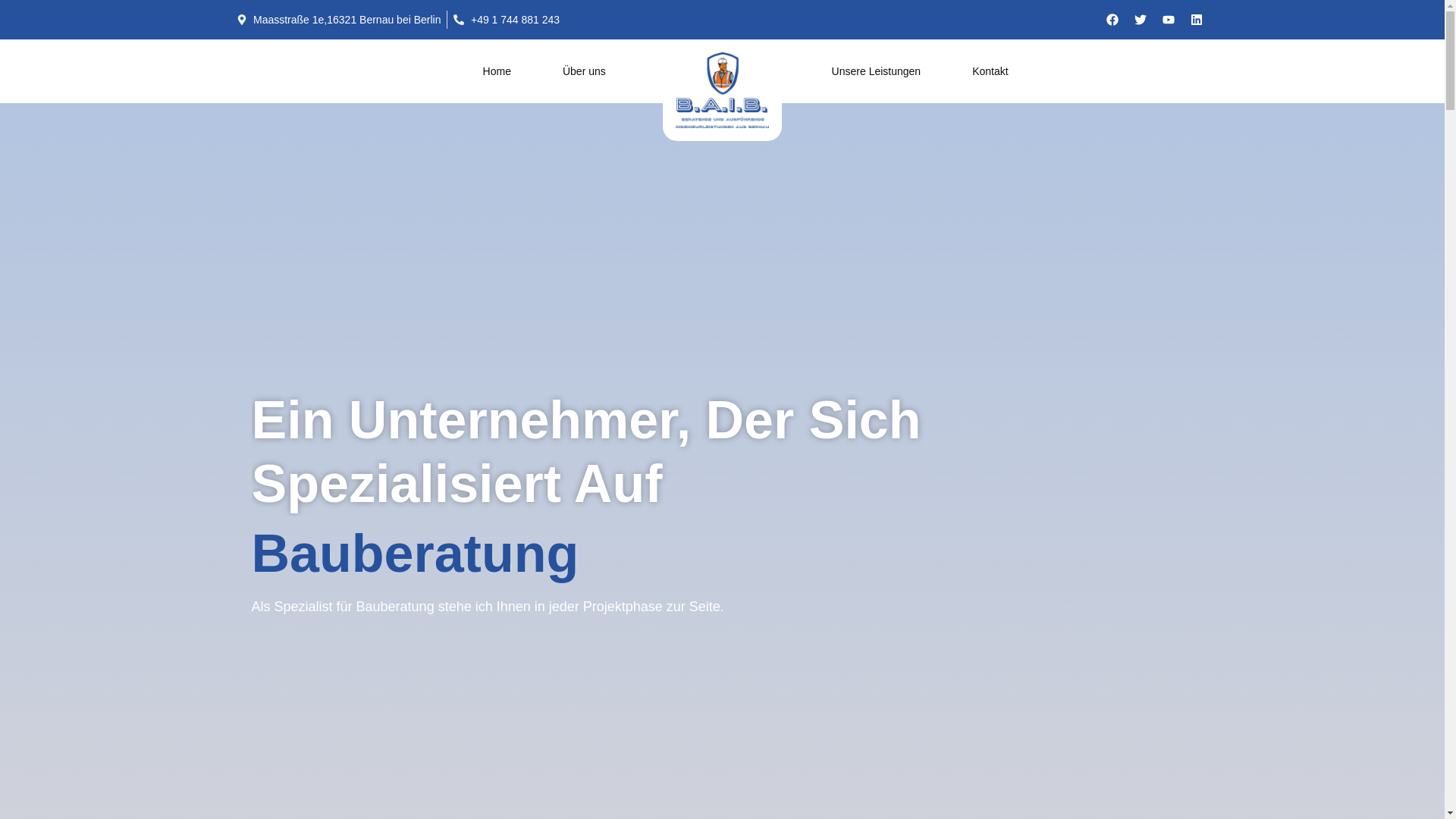 website screenshot of https://demo003-davinci.de/