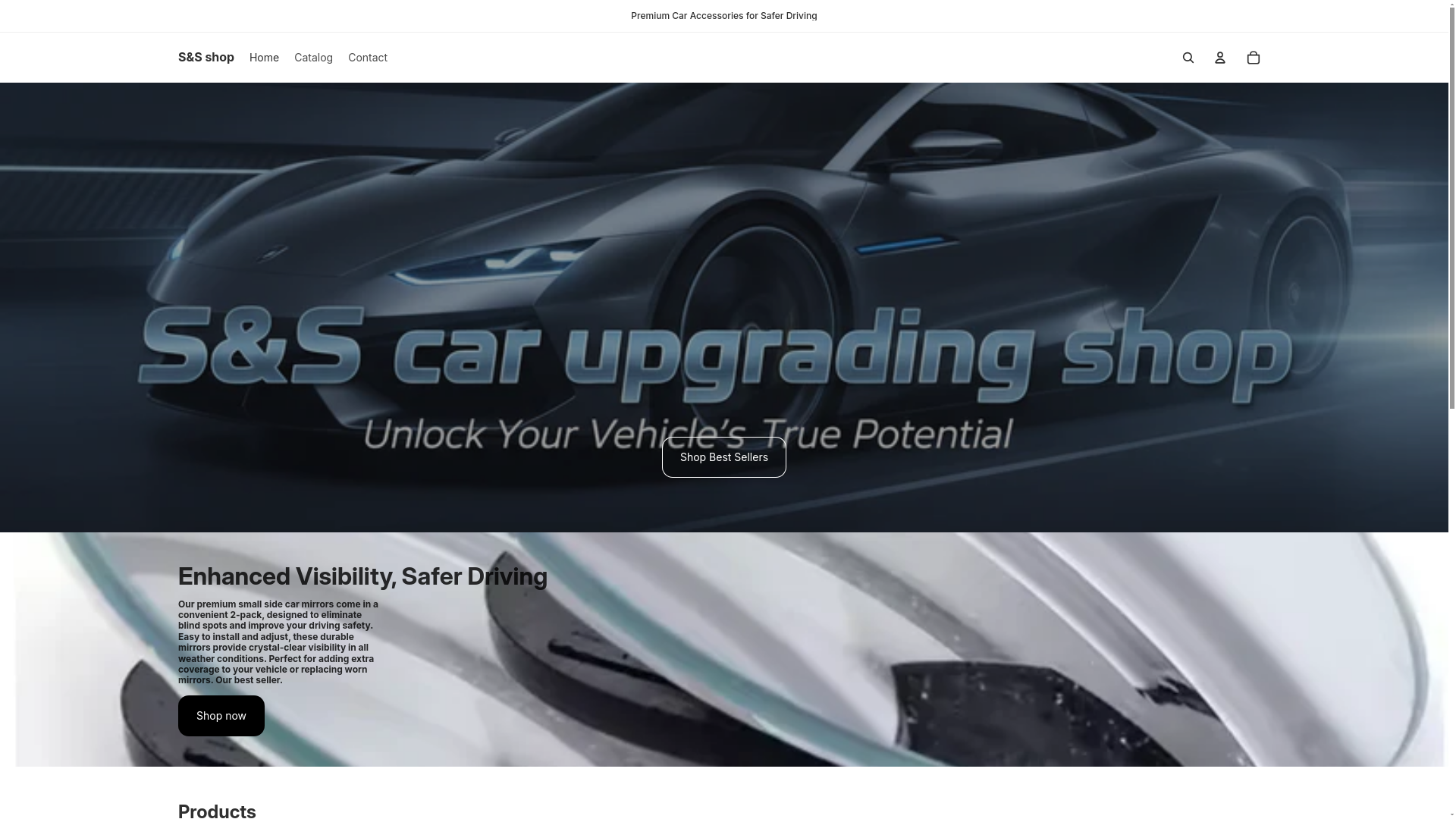 website screenshot of https://sssautocare.com/