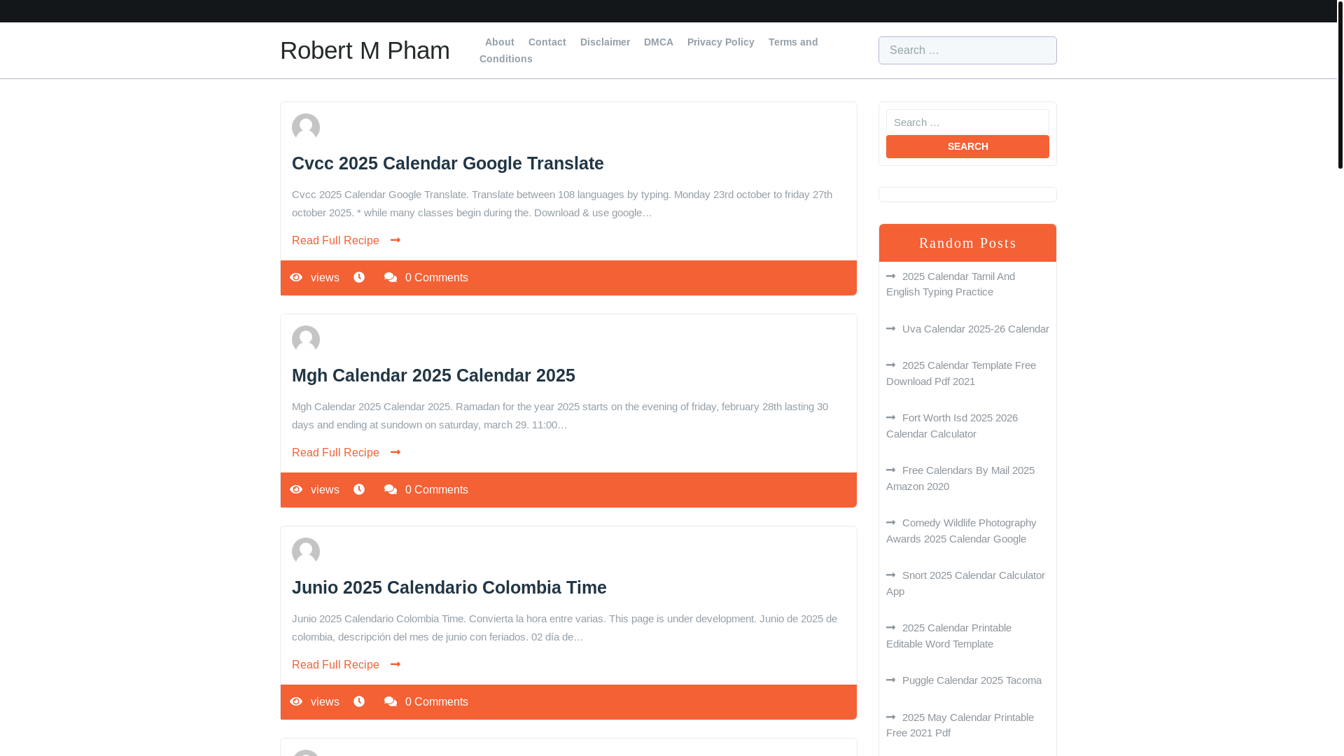 website screenshot of https://robertmphame.pages.dev/