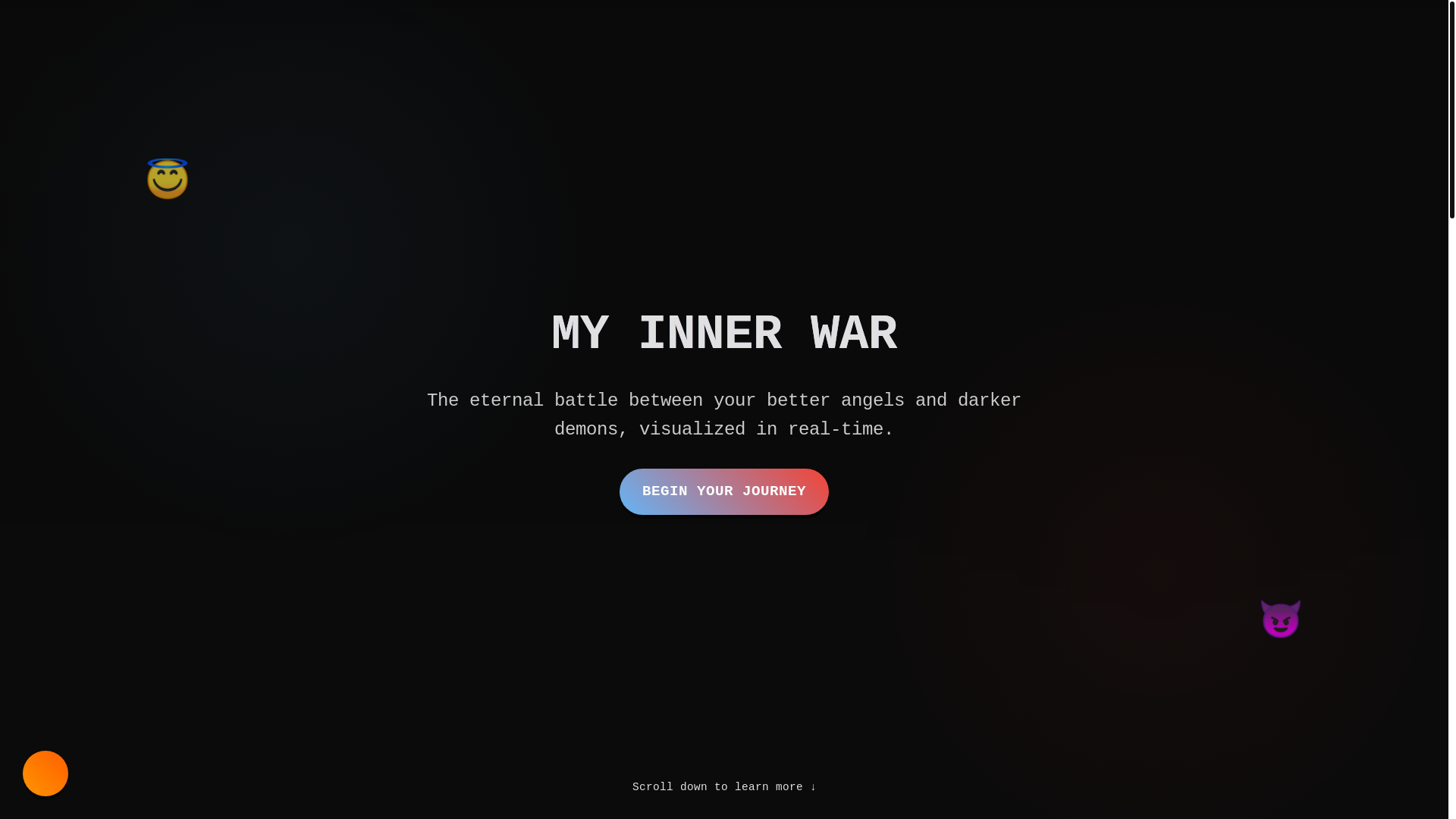 website screenshot of https://myinnerwar.pages.dev/