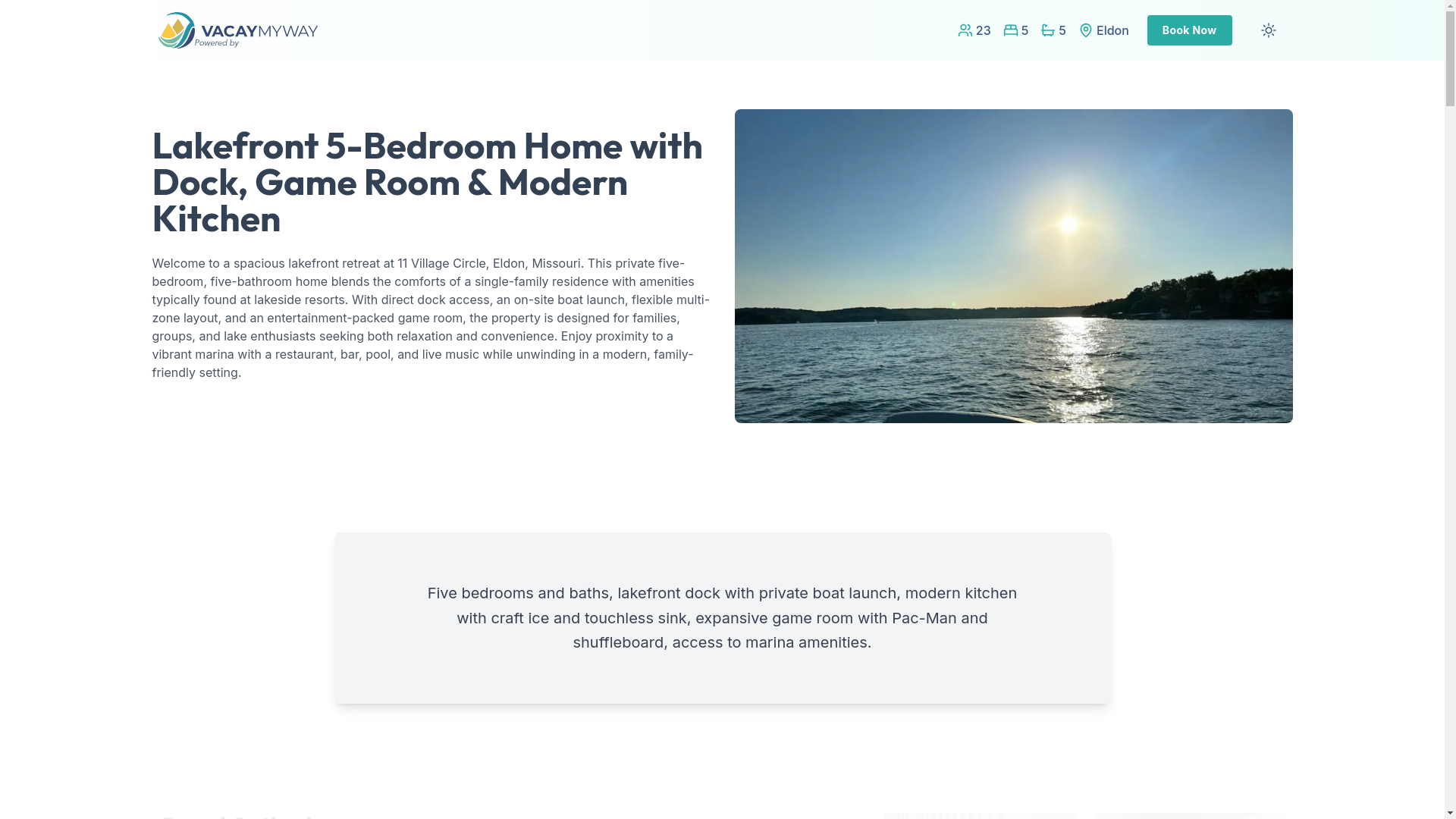 website screenshot of https://channelview.house/