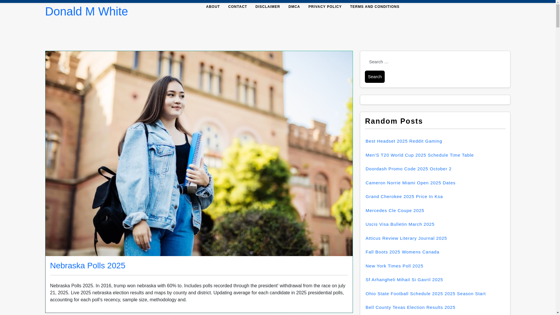 website screenshot of https://donaldmwhitew.pages.dev/