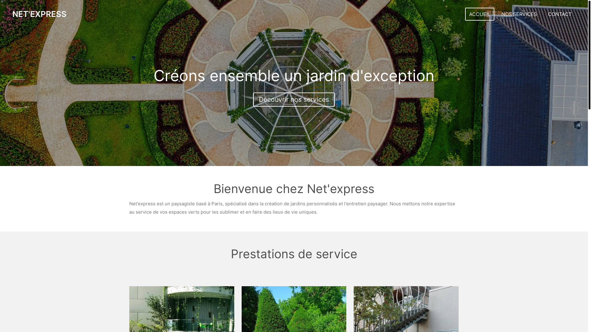 website screenshot of https://netexpress-oise.fr/