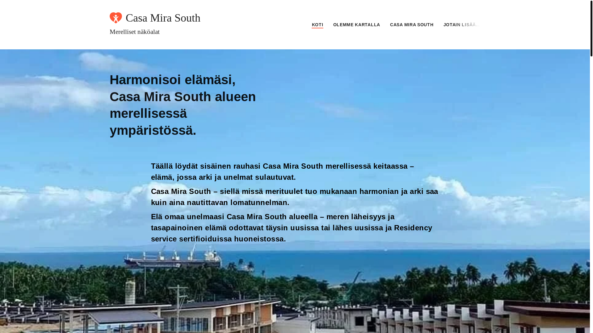 website screenshot of https://casamirasouth.com/
