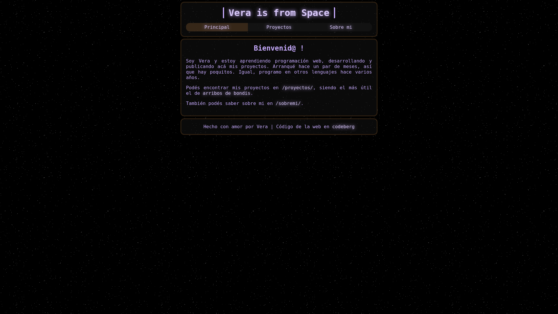 website screenshot of https://isfrom.space/