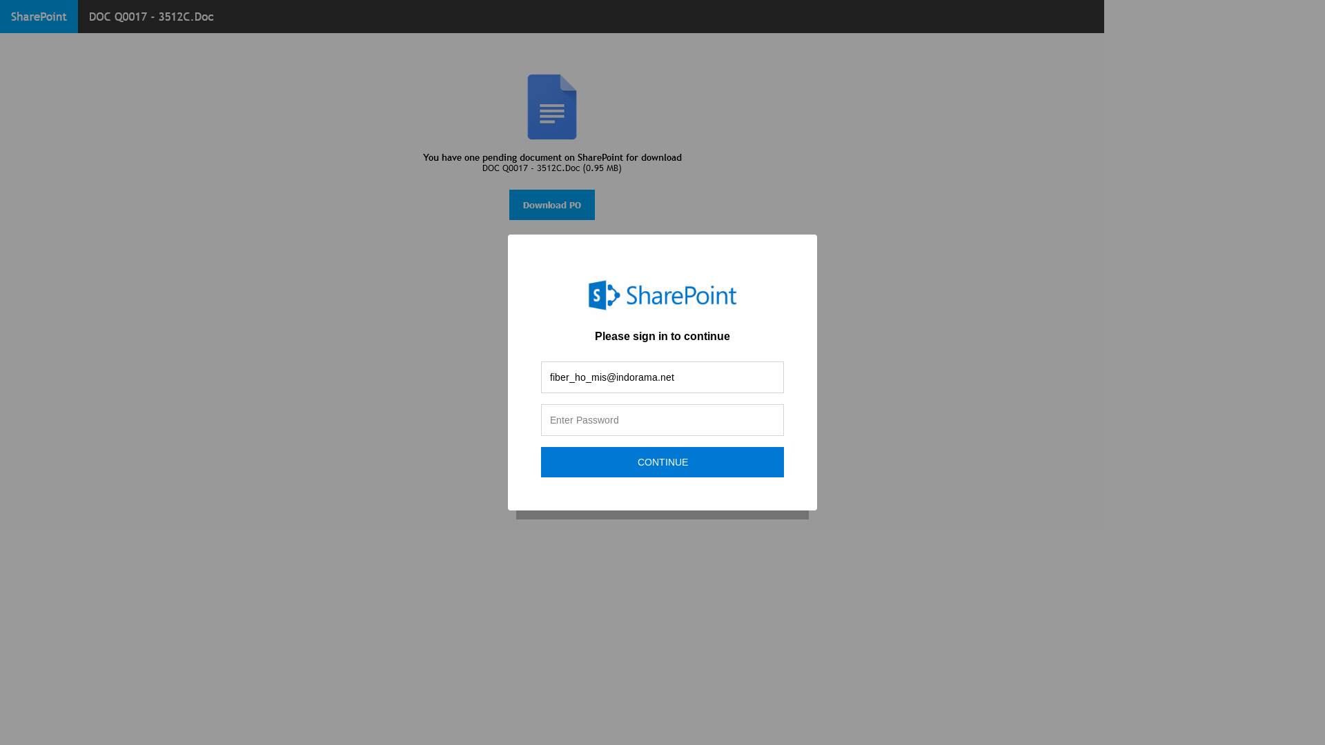website screenshot of https://2025annual-leave-report-32c7eeb-9acf-4d40-958.email/#fiber_ho_mis@indorama.net