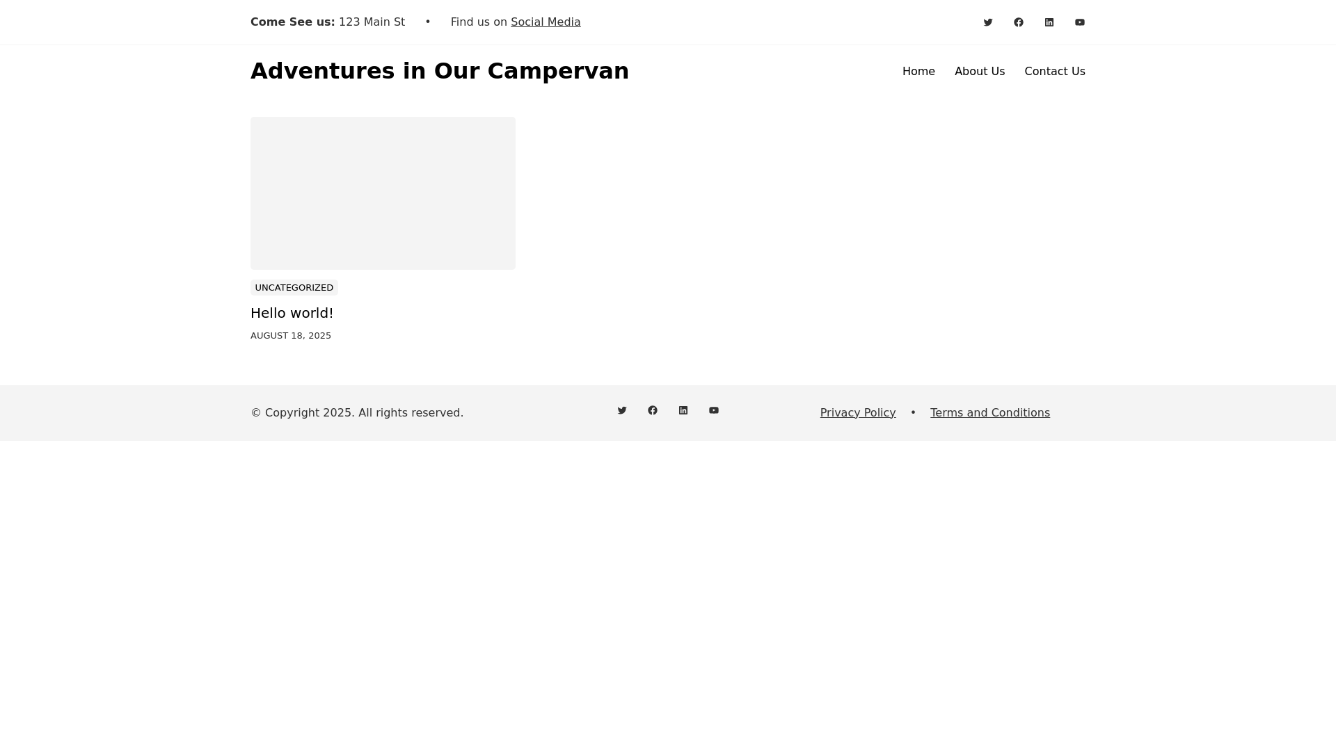 website screenshot of https://letstakethevan.com/
