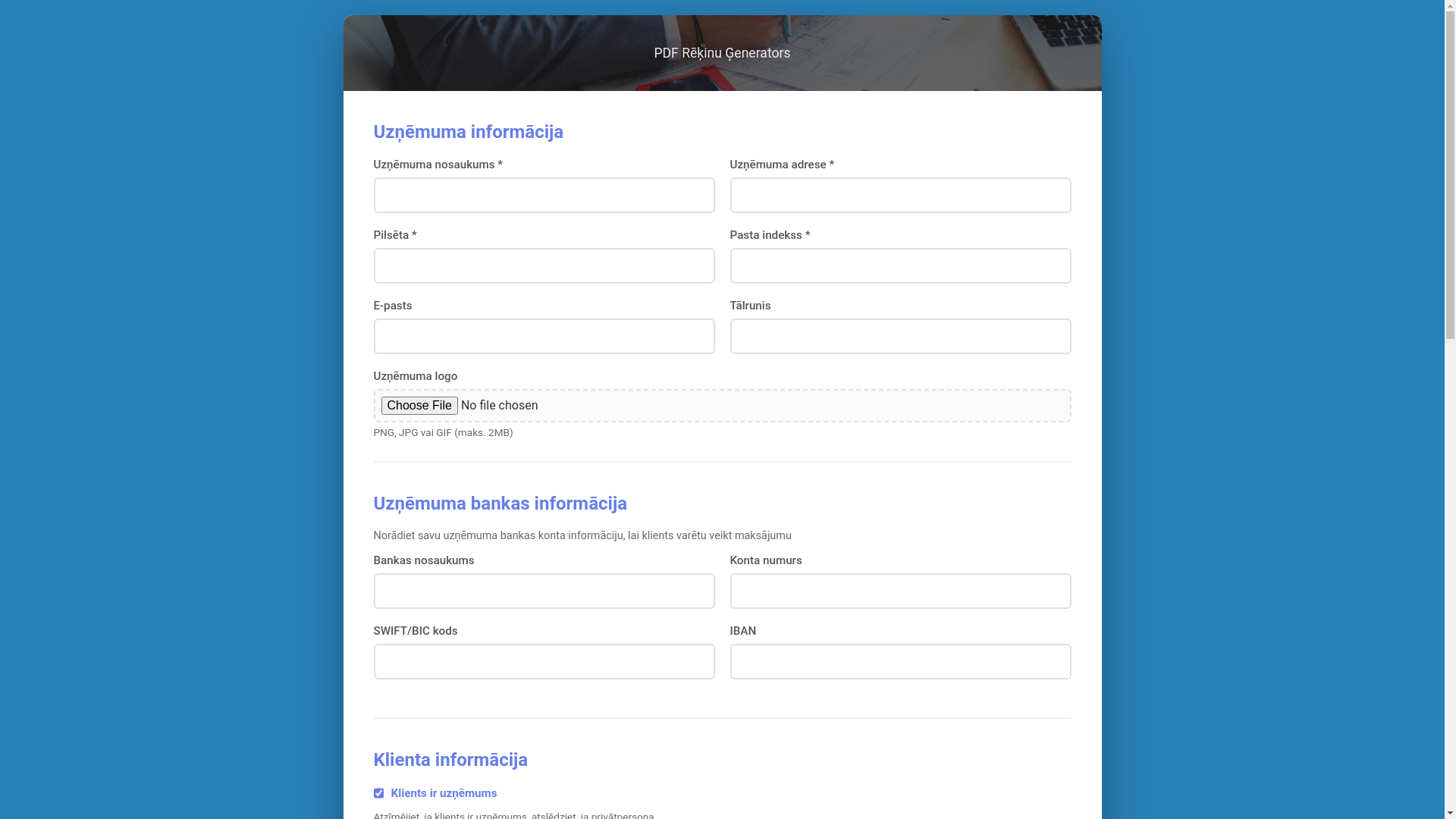 website screenshot of https://izraksti-rekinu.lv/