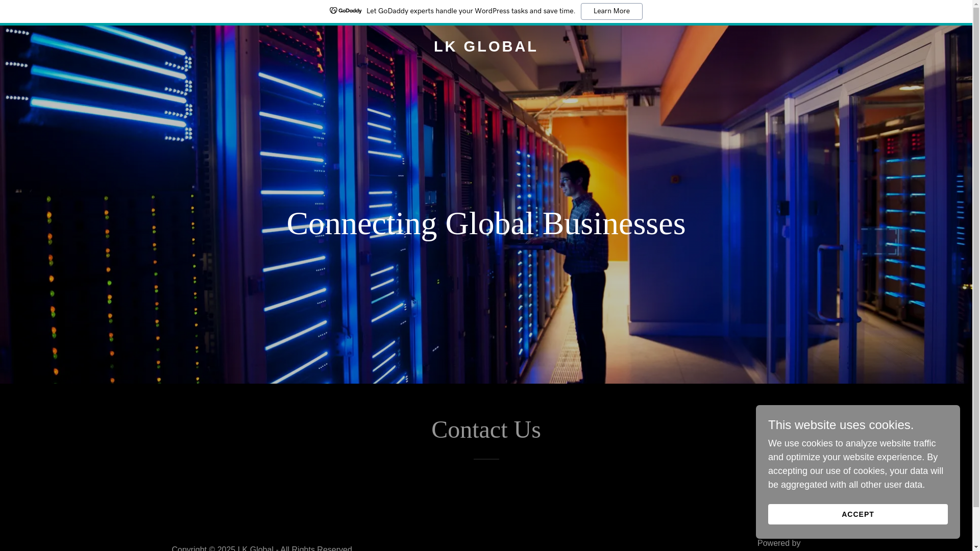 website screenshot of https://lkglobal.co.in/