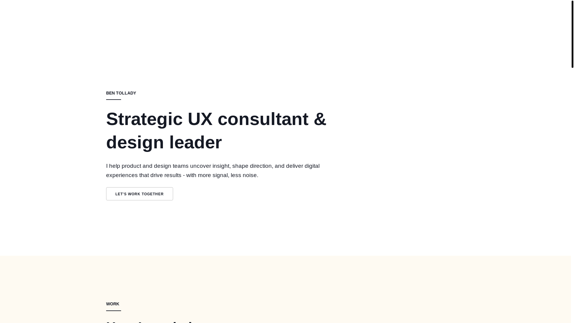 website screenshot of https://tollady-website.pages.dev/