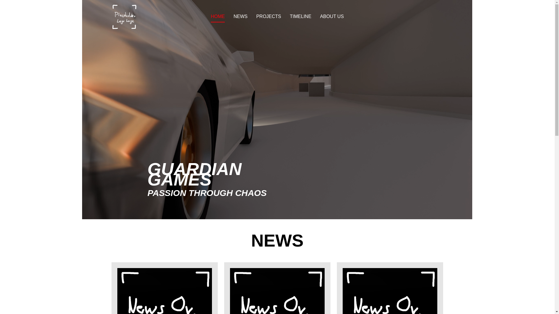 website screenshot of https://guardian-games-wip.pages.dev/