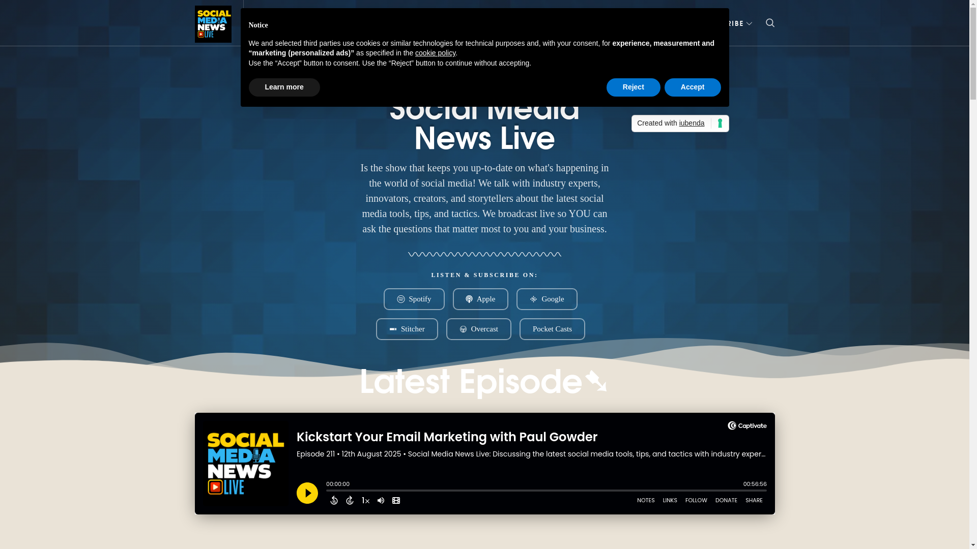 website screenshot of https://creatornewslive.com/
