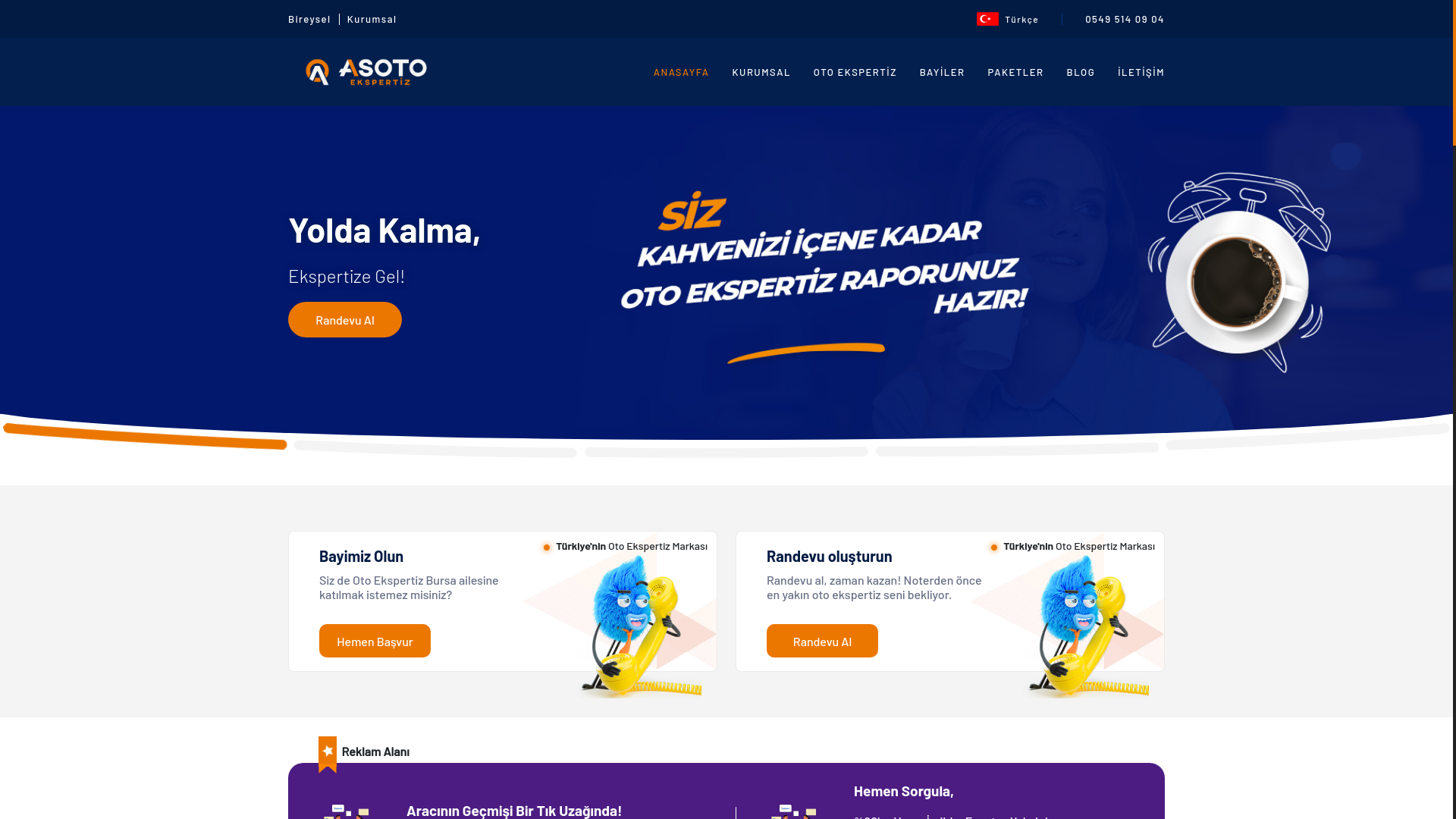 website screenshot of https://asotoekspertizkusadasi.com/