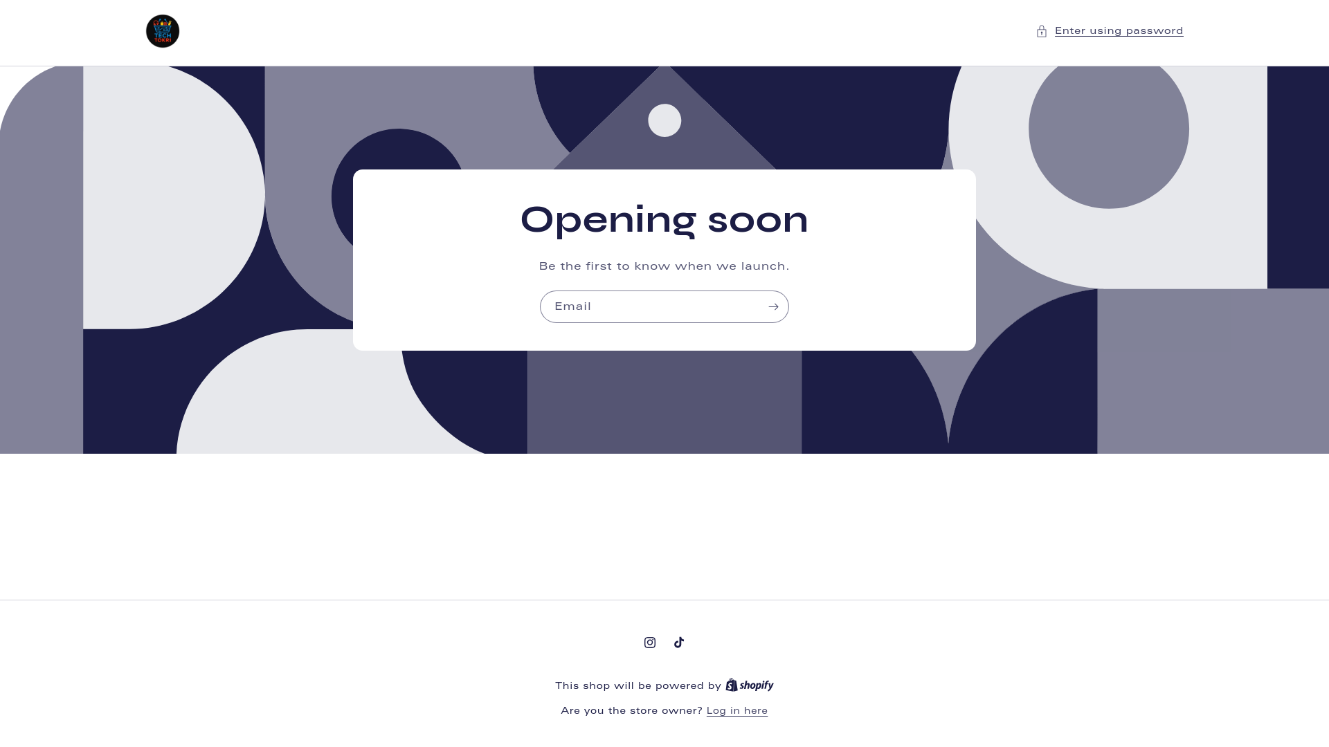 website screenshot of https://techtokri.shop/