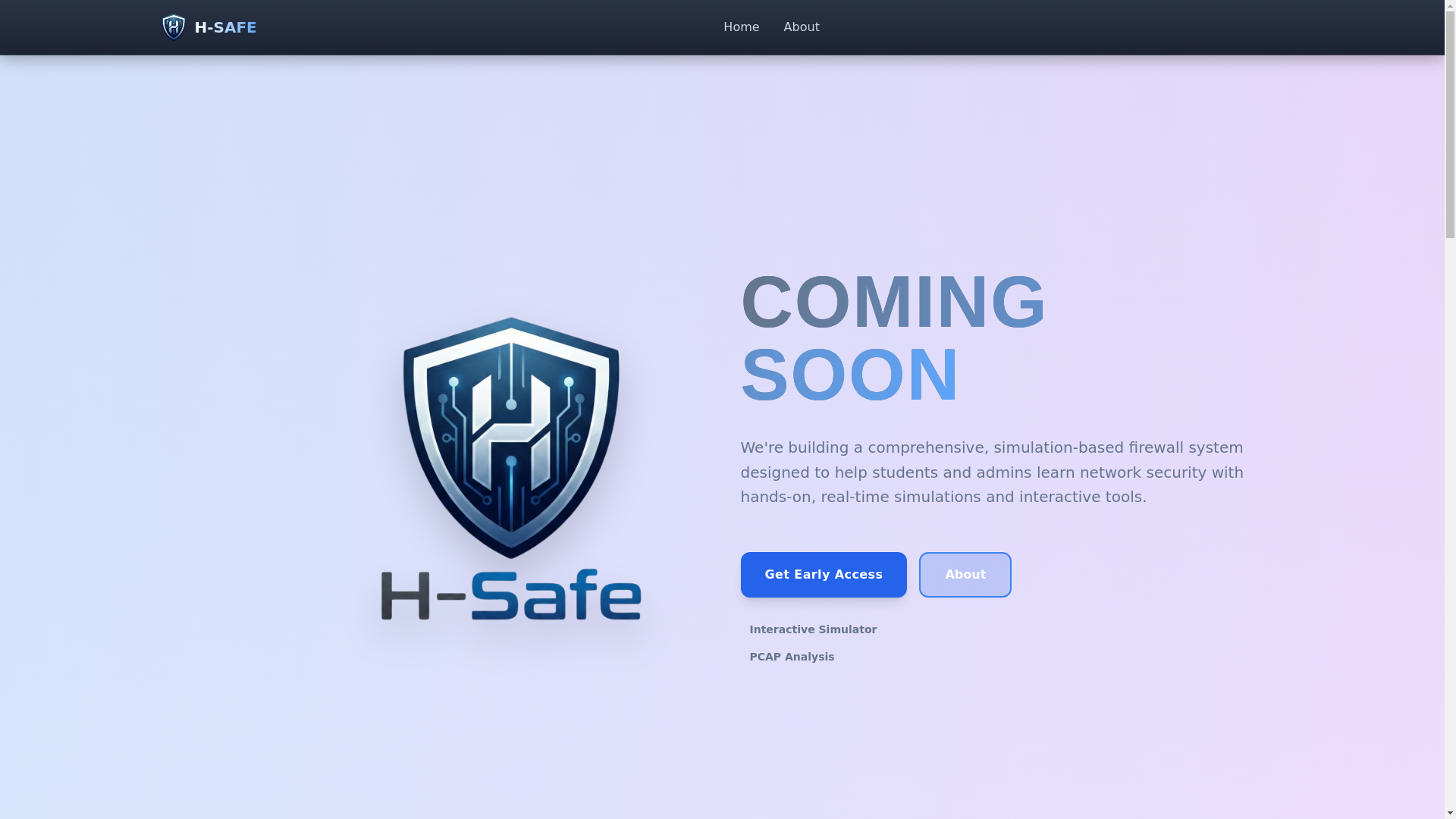website screenshot of https://hsafe.in/
