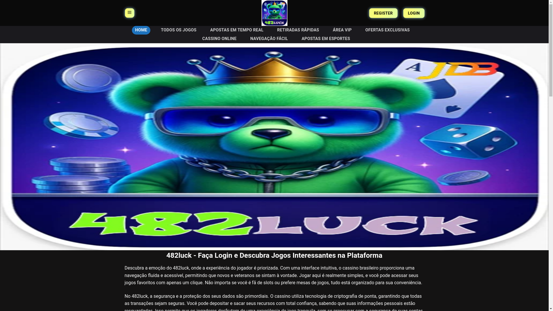 website screenshot of https://www-482luck.com/