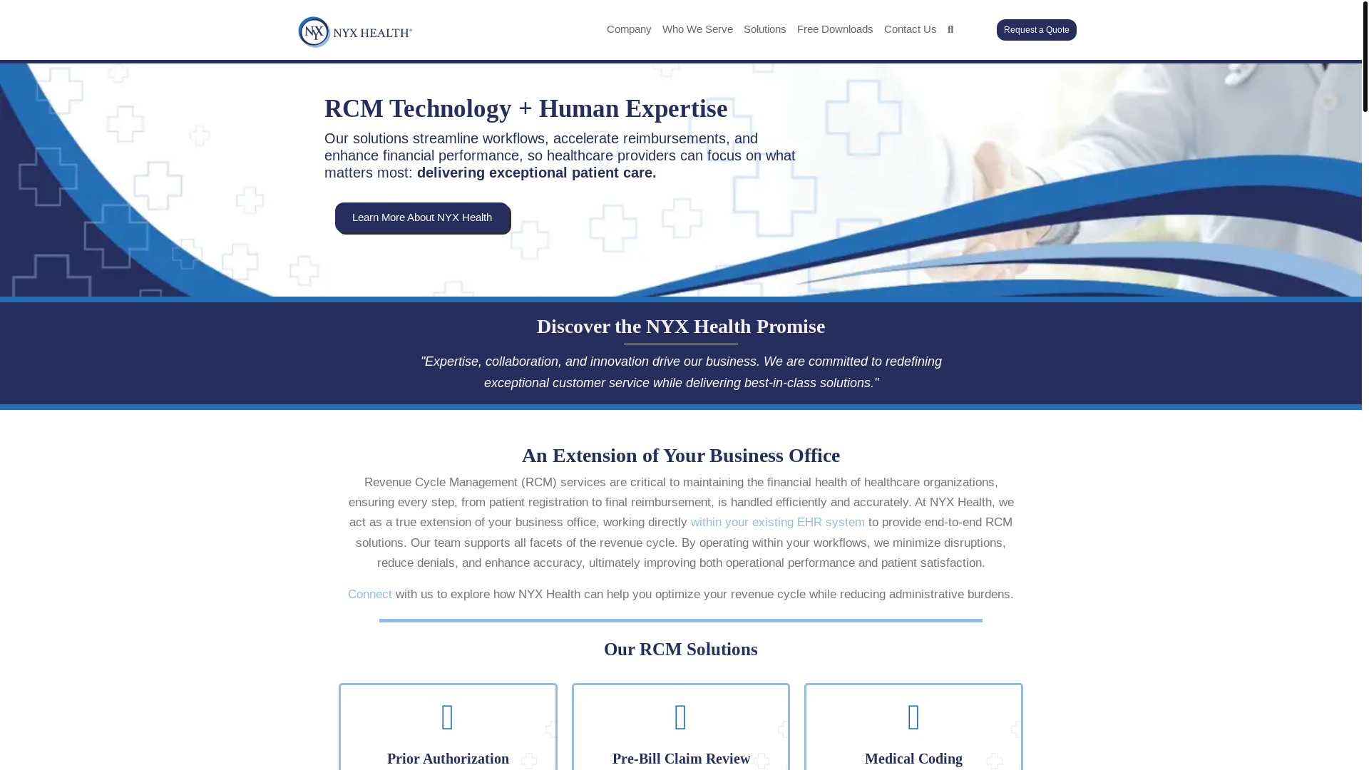 website screenshot of https://opennyxhealth.com/