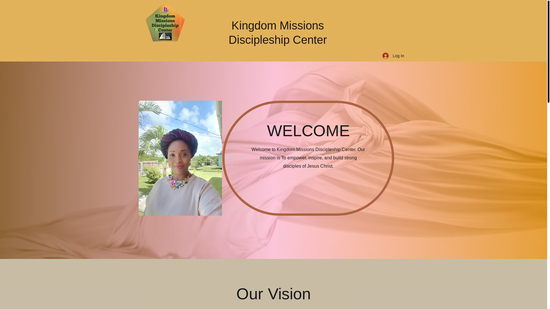 website screenshot of https://kingdommissionsdiscipleshipcenter.com/