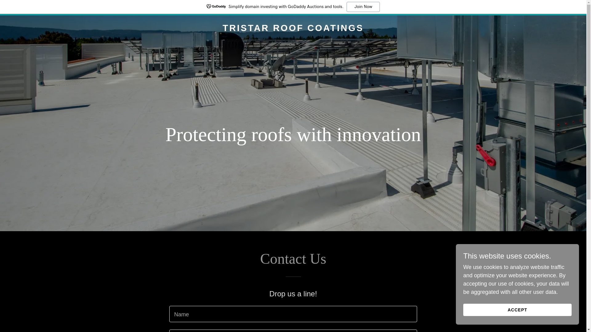 website screenshot of https://tristarroofcoatings.com/
