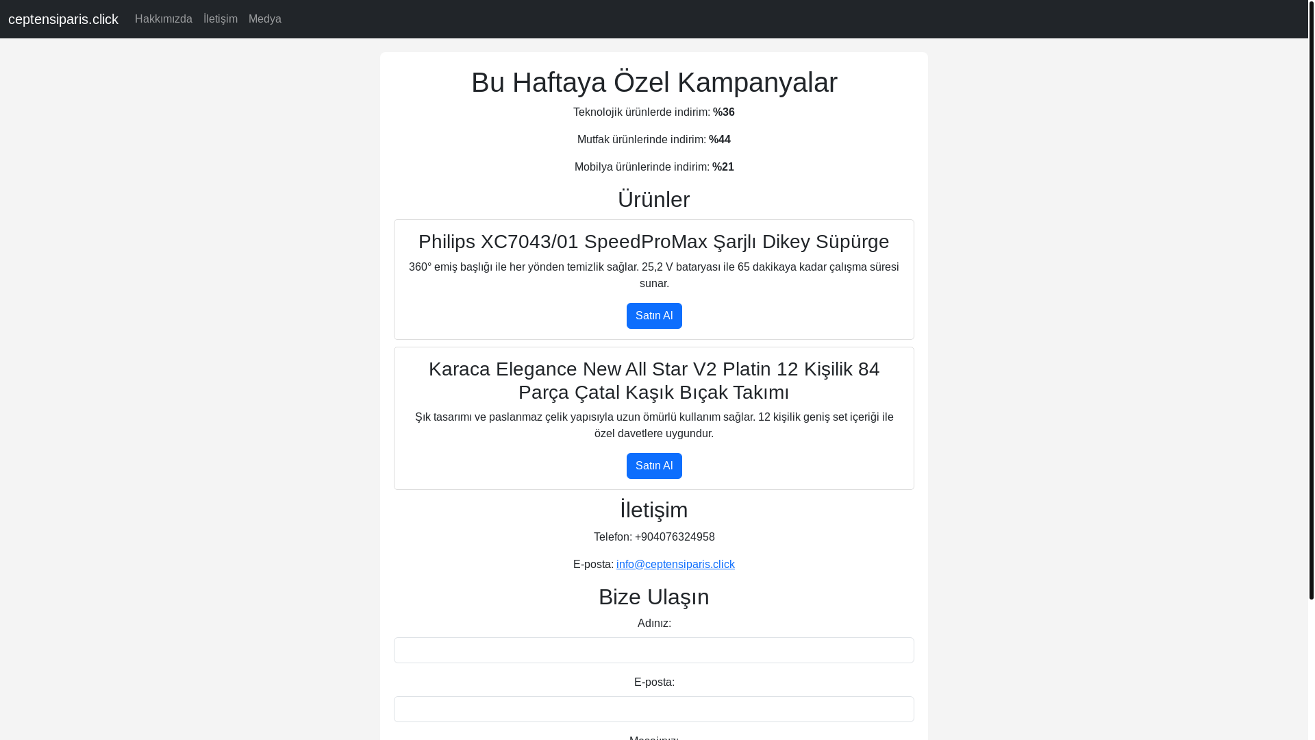 website screenshot of https://ceptensiparis.click/