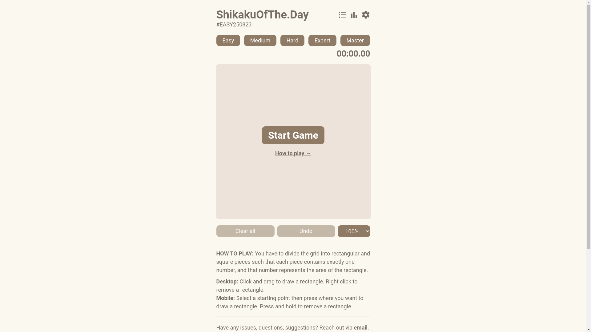 website screenshot of https://shikakuoftheday.pages.dev/