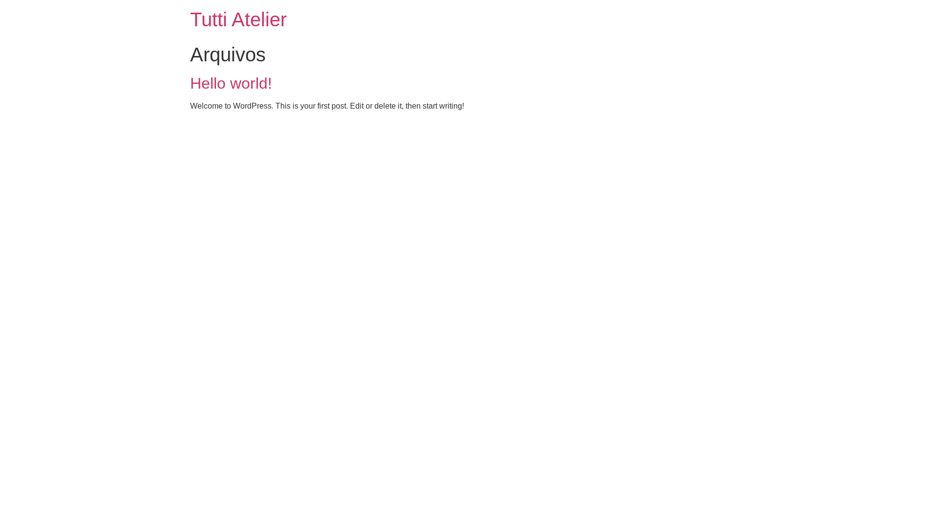 website screenshot of https://tuttiatelier.pt/