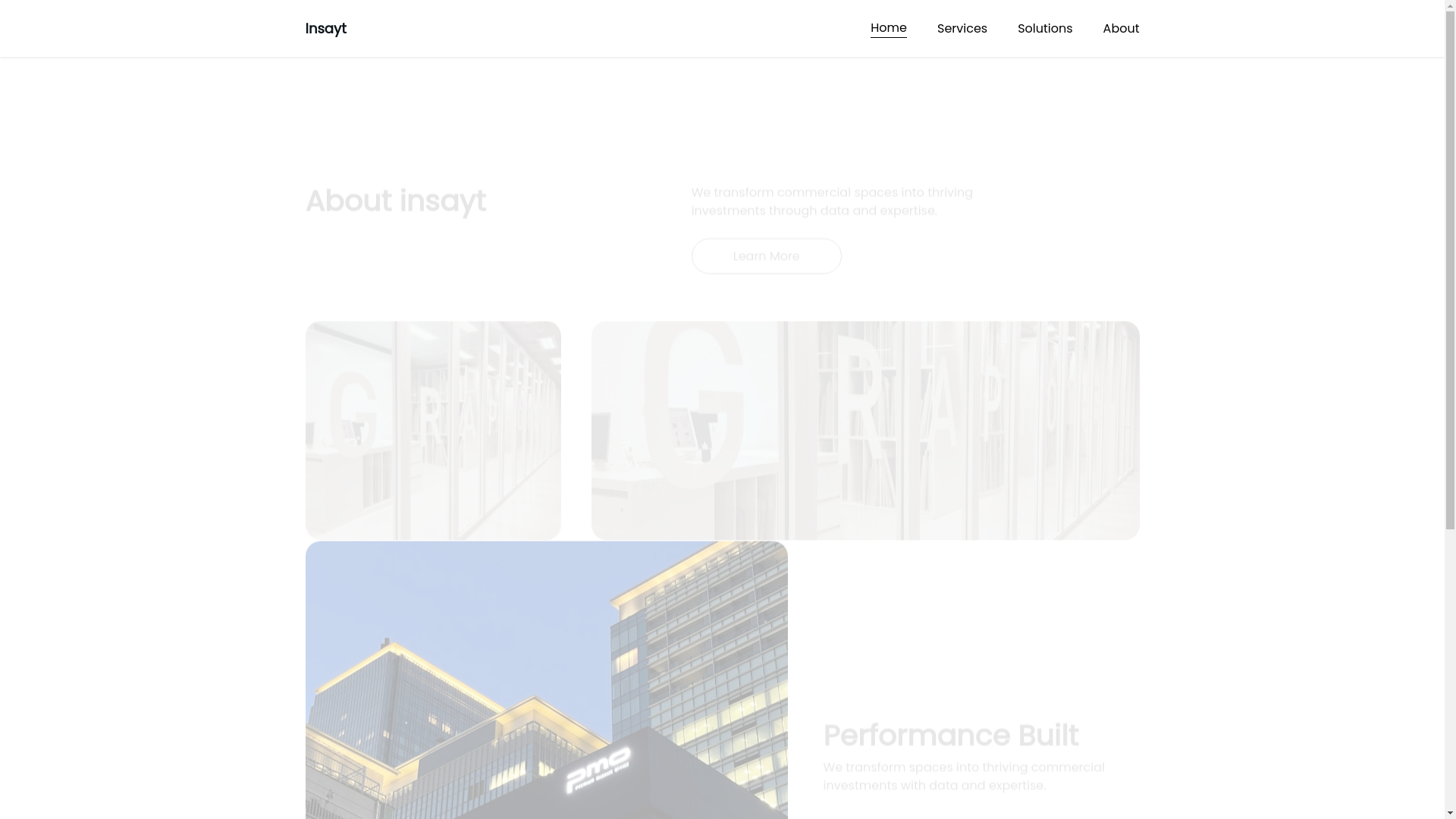 website screenshot of https://insayt.co/