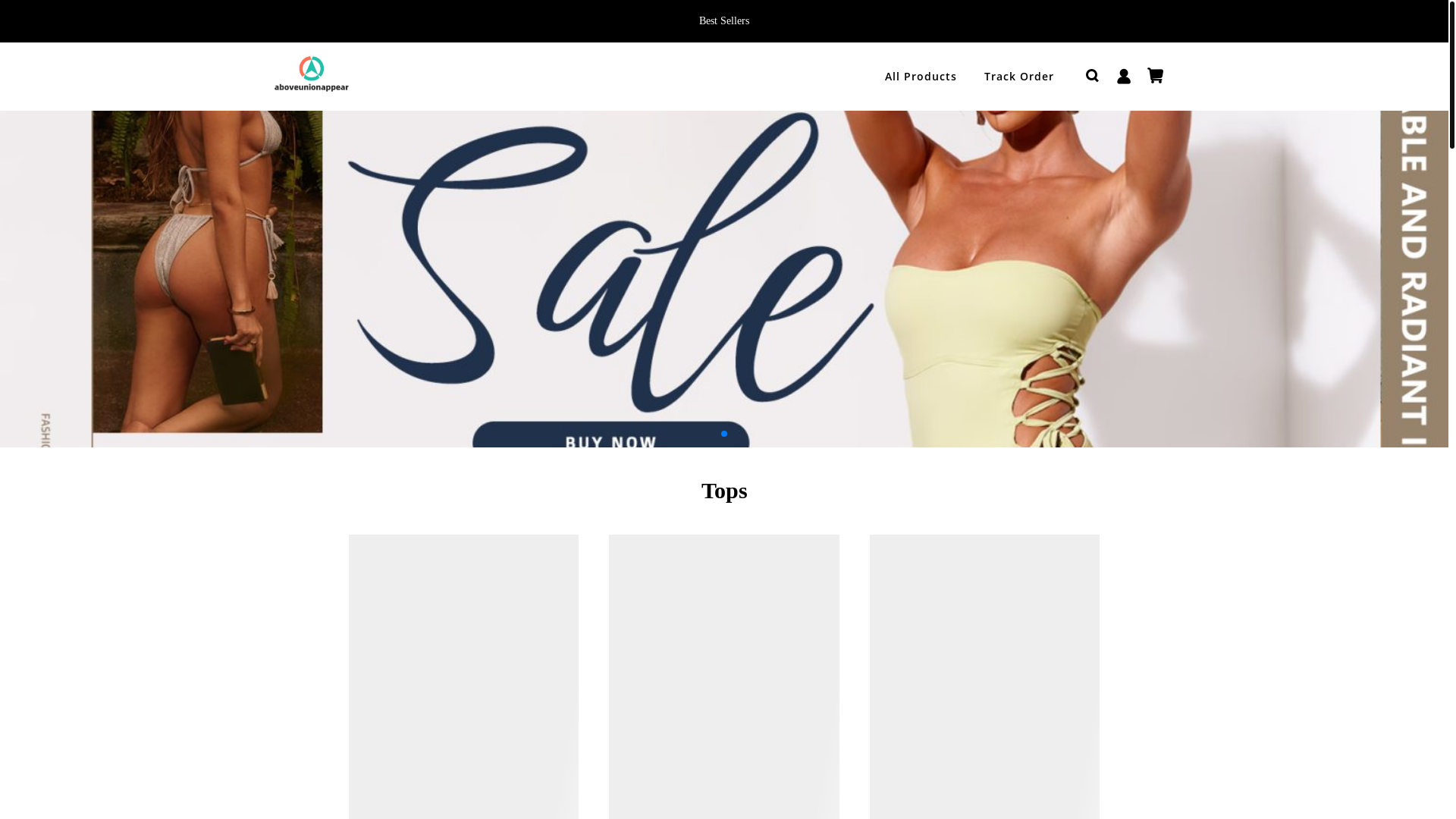 website screenshot of https://gailspring.shop/